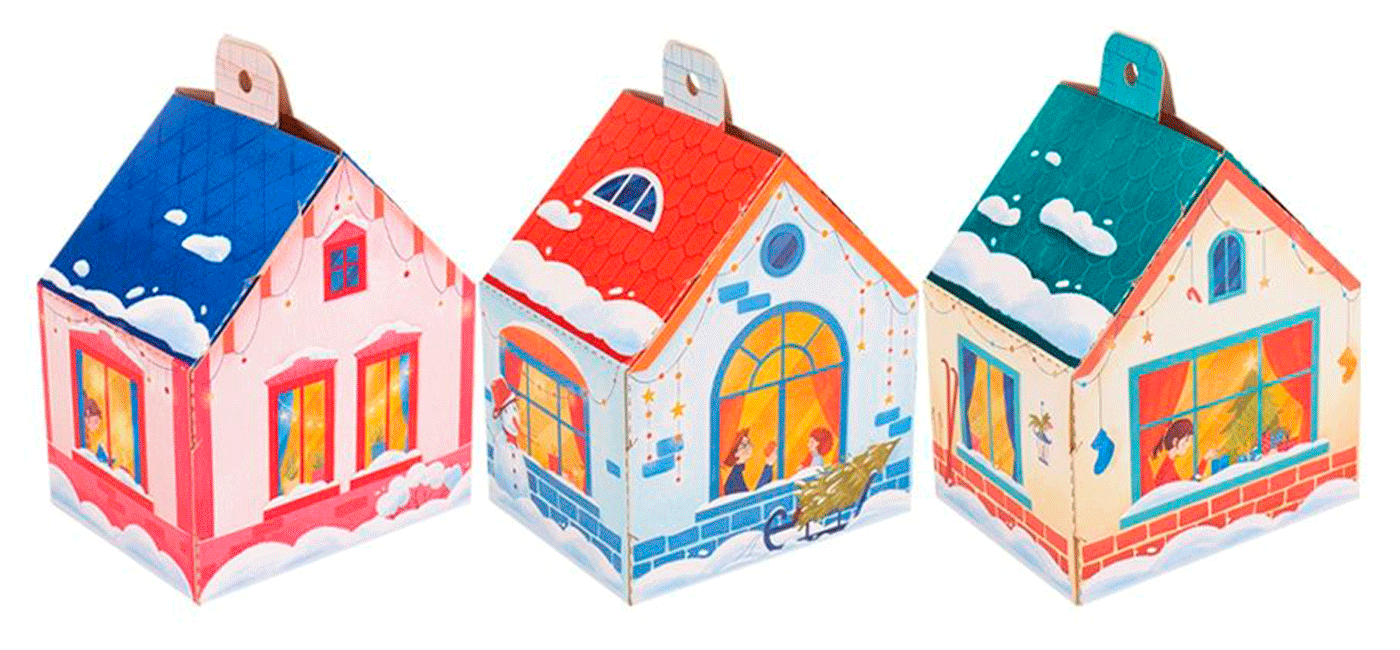 Advent calendar. WINTER HOUSES — Изображение №11 — Брендинг, Иллюстрация на Dprofile