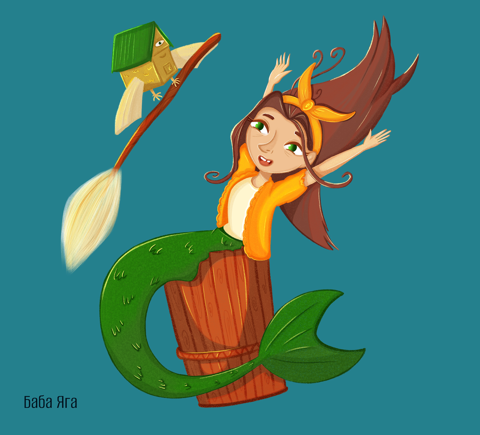 MerMay, русские сказки — Изображение №4 — Иллюстрация на Dprofile