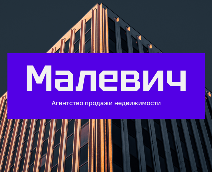 Малевич, шрифтовой логотип — Брендинг, Маркетинг на Dprofile