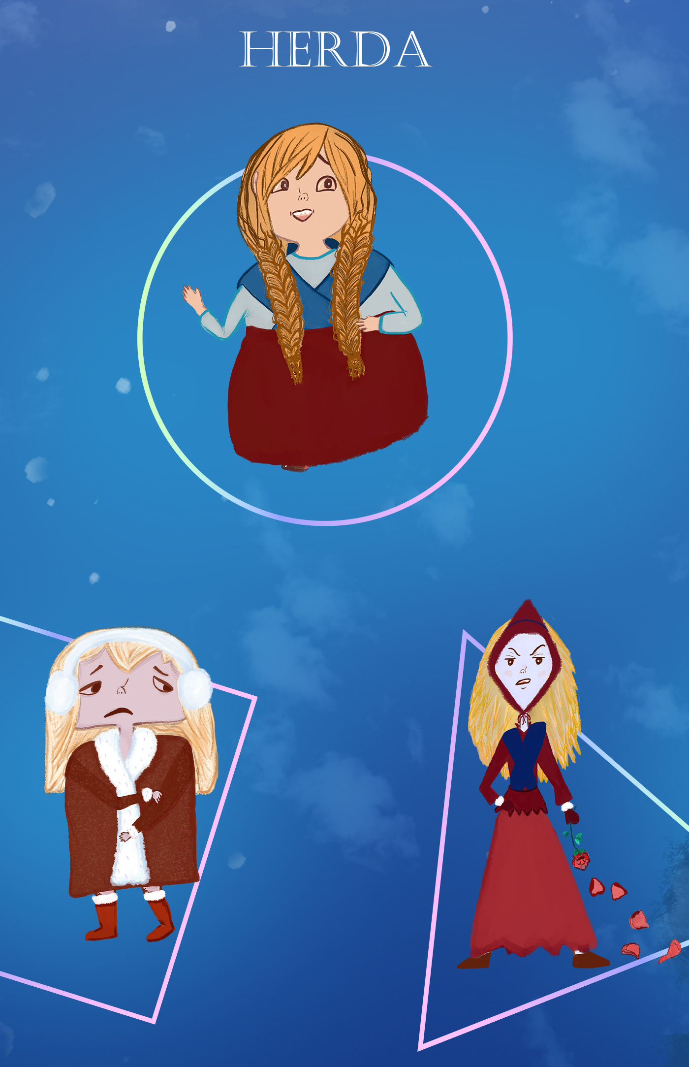 Snow Queen,Character Stylization — Изображение №3 — Иллюстрация на Dprofile