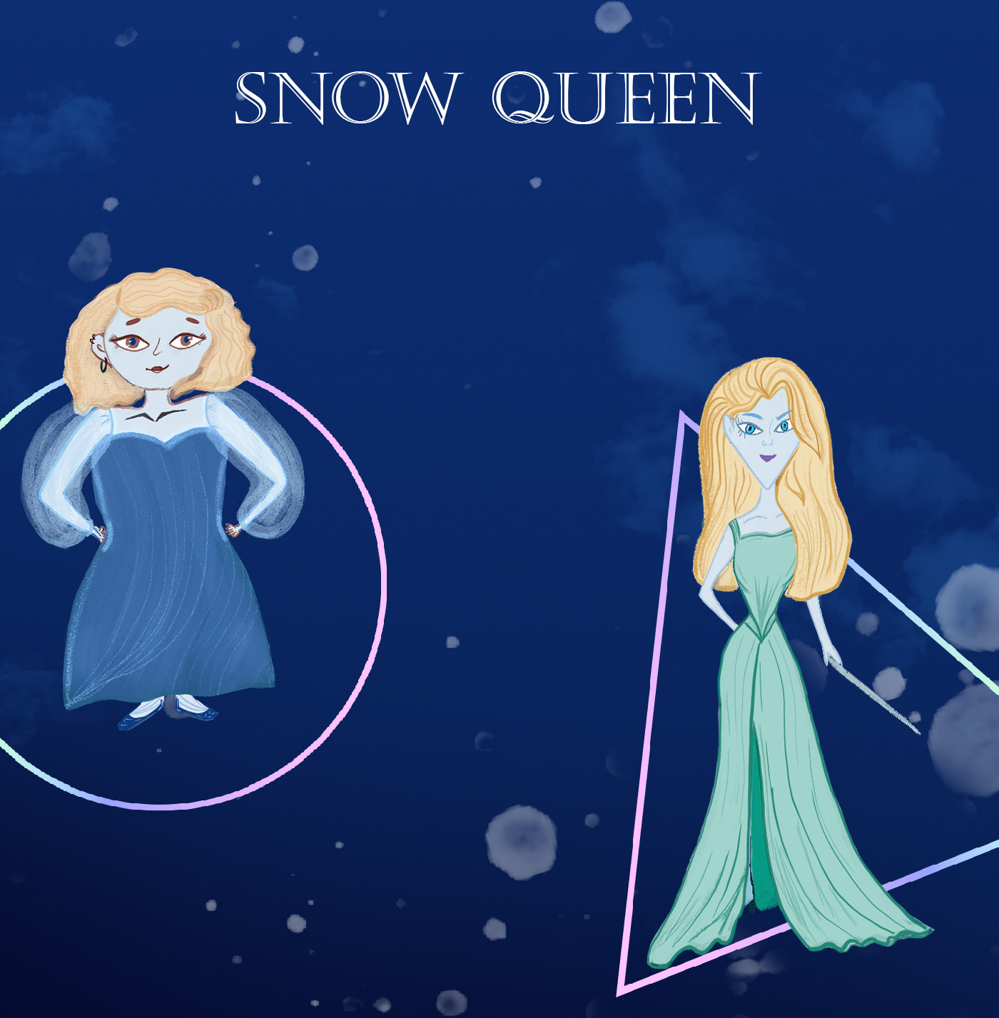 Snow Queen,Character Stylization — Изображение №5 — Иллюстрация на Dprofile