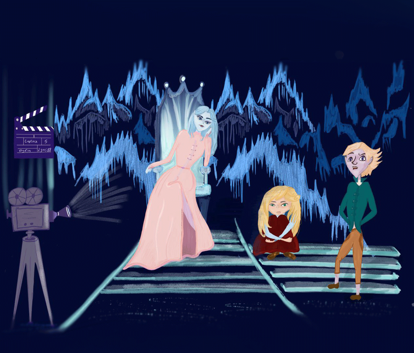 Snow Queen,Character Stylization — Изображение №6 — Иллюстрация на Dprofile
