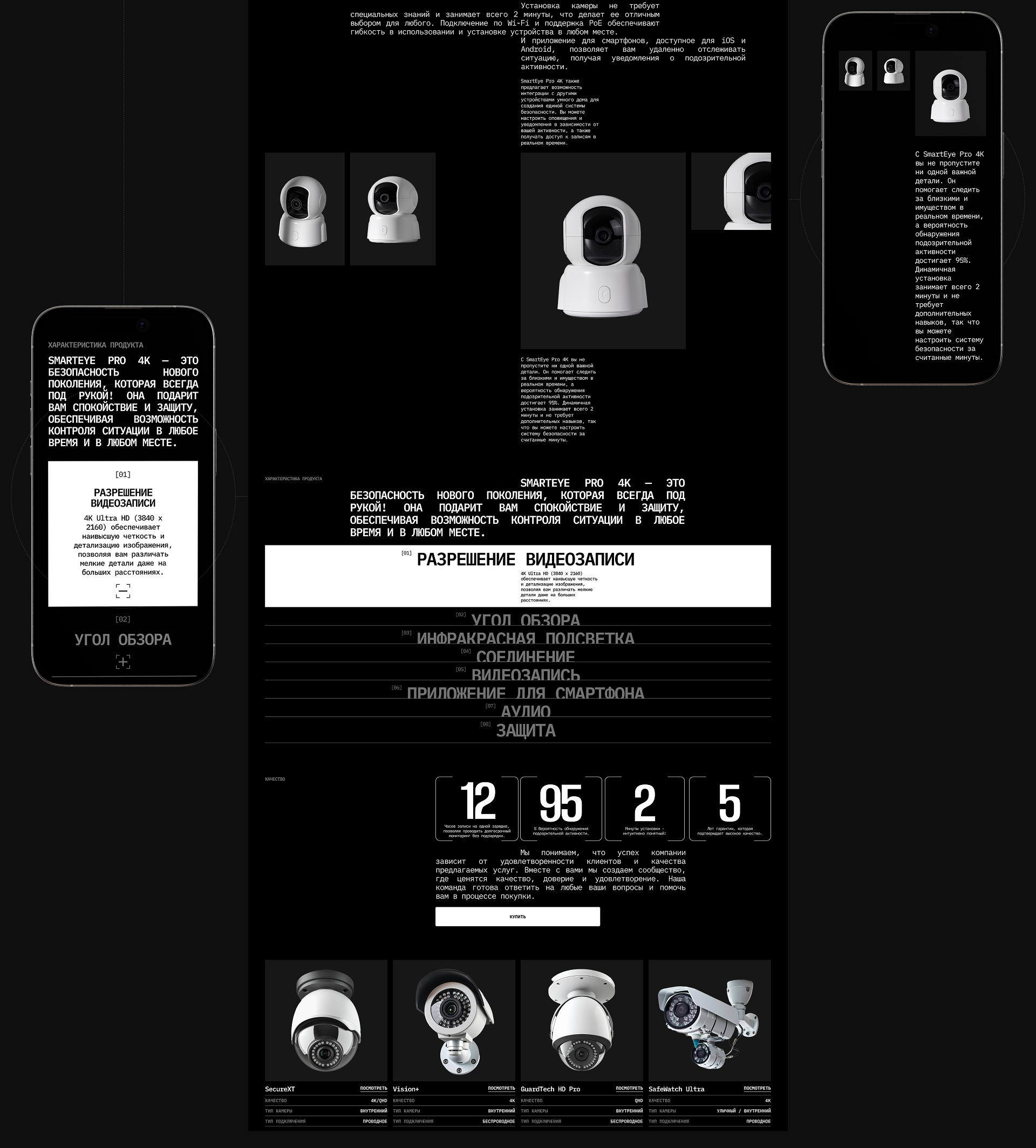 EYEWATCH [Корпоративный сайт] — Изображение №12 — Интерфейсы, Анимация на Dprofile