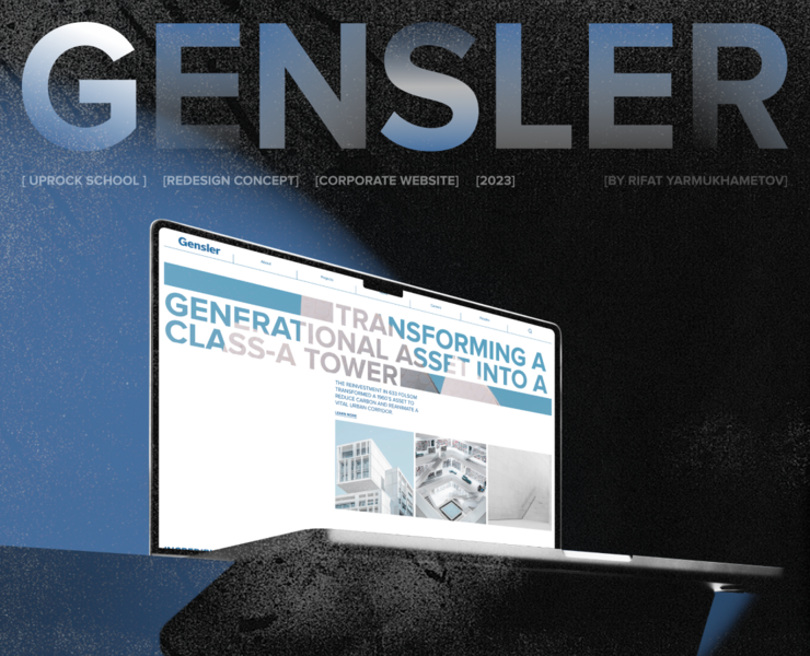 GENSLER | Corporate redesign — Интерфейсы, Брендинг на Dprofile