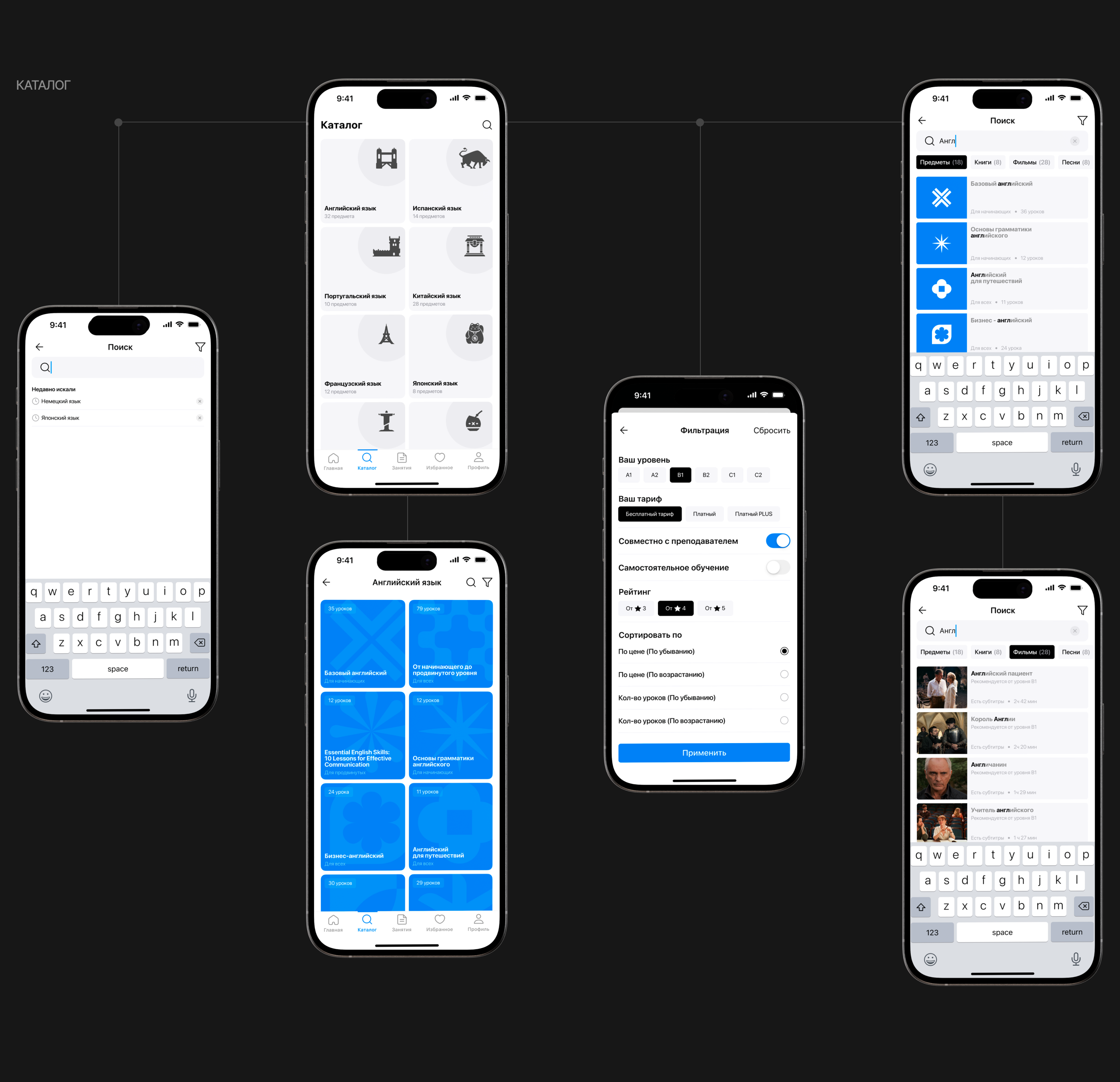 Langskills [mobile app] — Изображение №14 — Интерфейсы на Dprofile