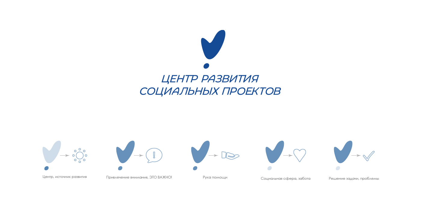 ЛОГОТИП | ЦЕНТР РАЗВИТИЯ СОЦИАЛЬНЫХ ПРОЕКТОВ — Изображение №3 — Брендинг на Dprofile