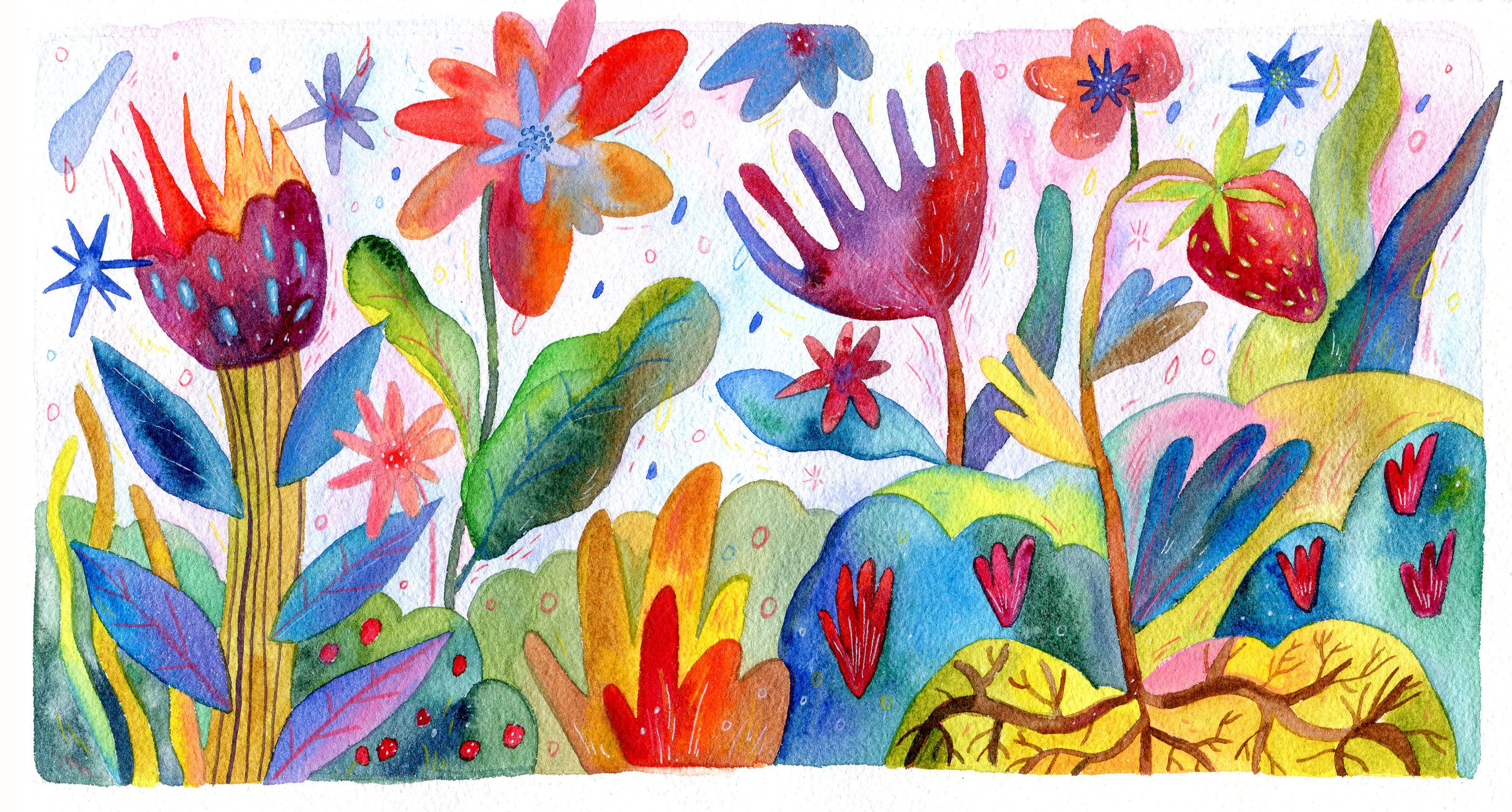 Summer watercolor — Изображение №4 — Иллюстрация на Dprofile