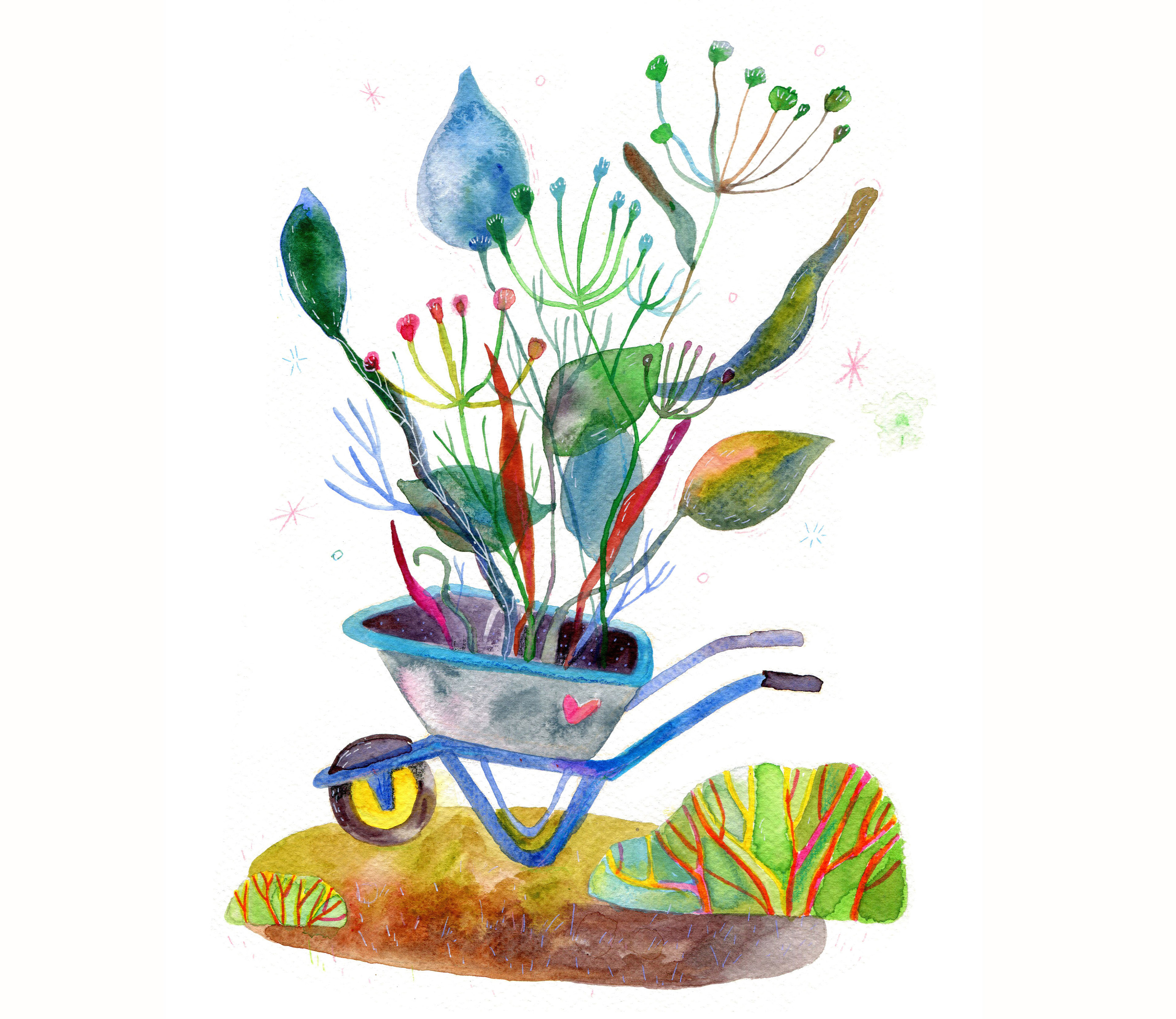 Summer watercolor — Изображение №24 — Иллюстрация на Dprofile