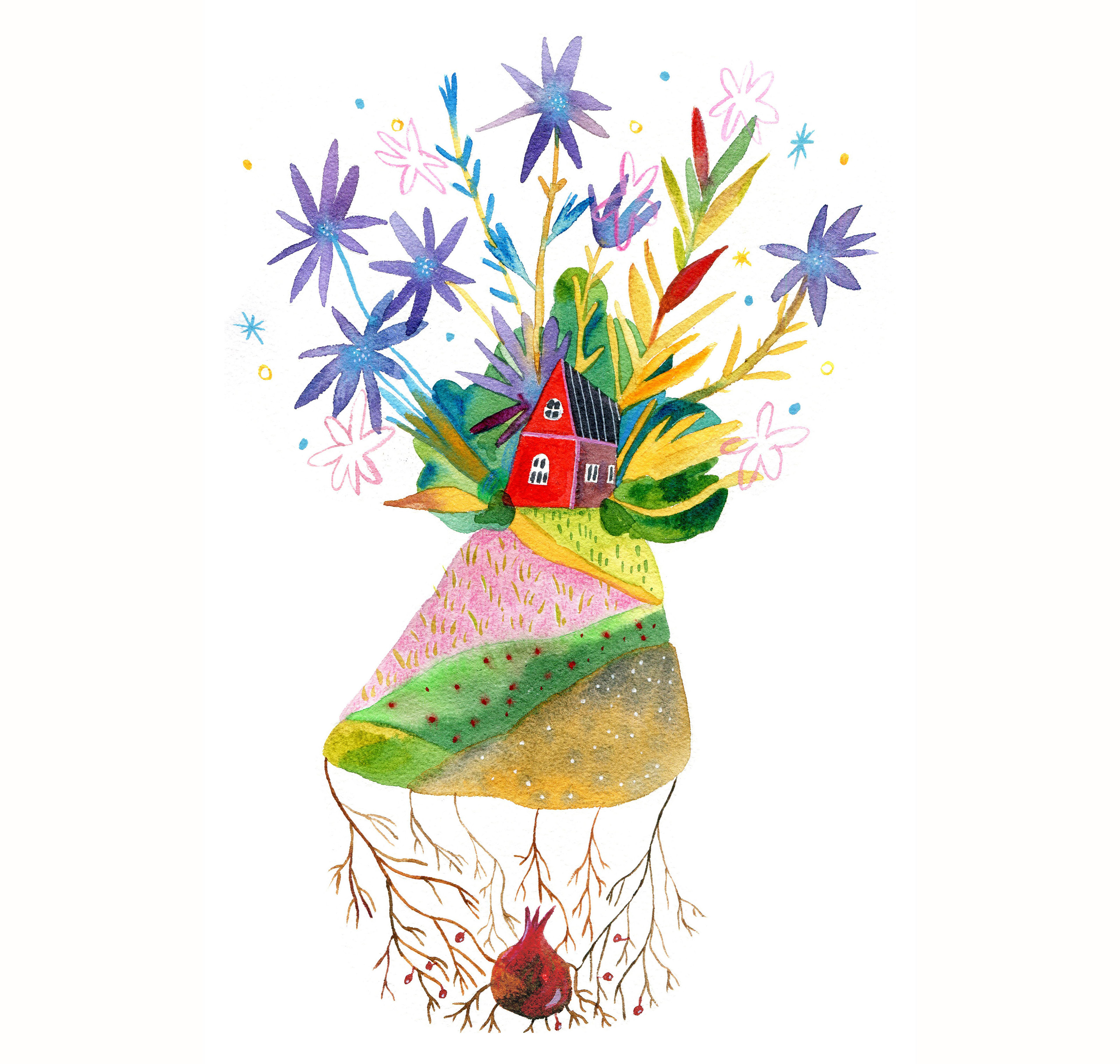 Summer watercolor — Изображение №13 — Иллюстрация на Dprofile