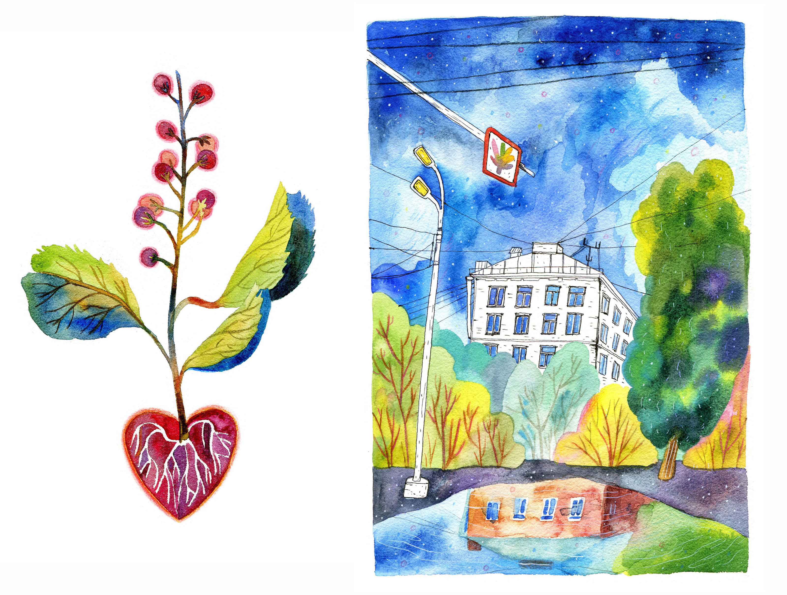 Summer watercolor — Изображение №5 — Иллюстрация на Dprofile