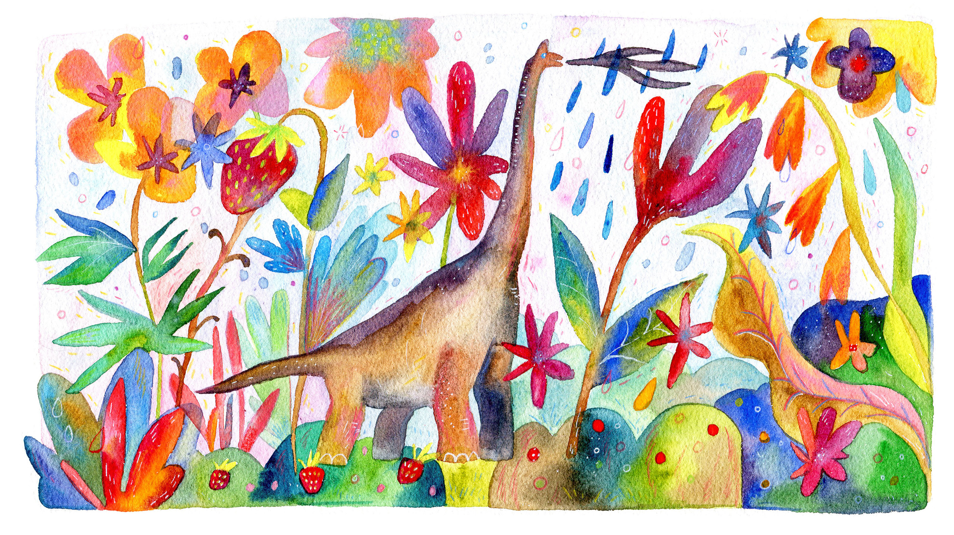 Summer watercolor — Изображение №1 — Иллюстрация на Dprofile