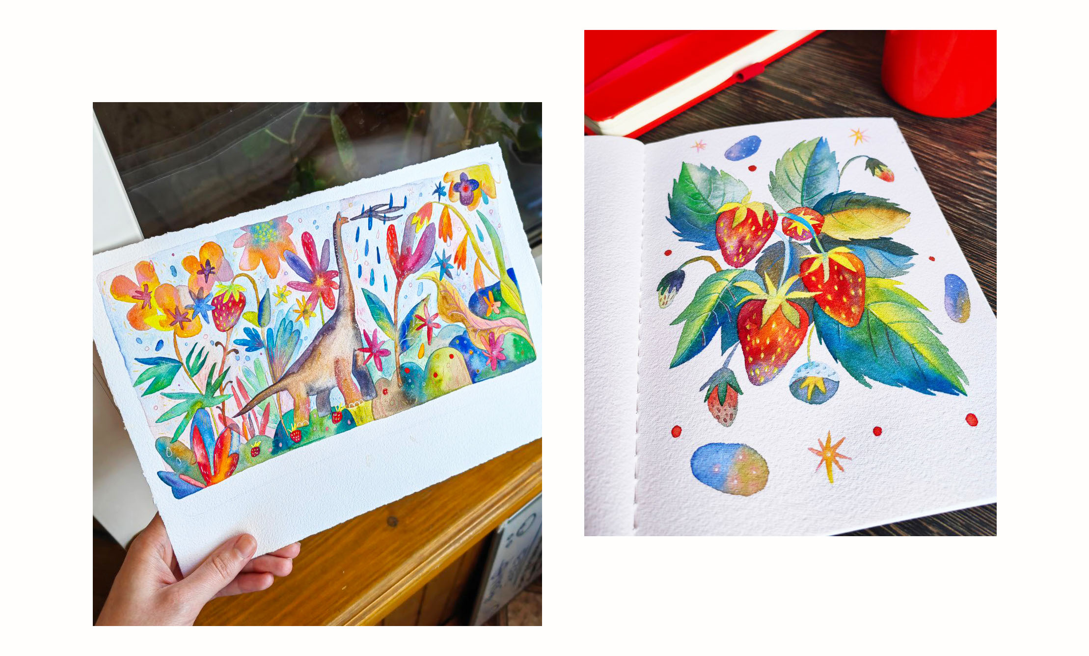 Summer watercolor — Изображение №3 — Иллюстрация на Dprofile