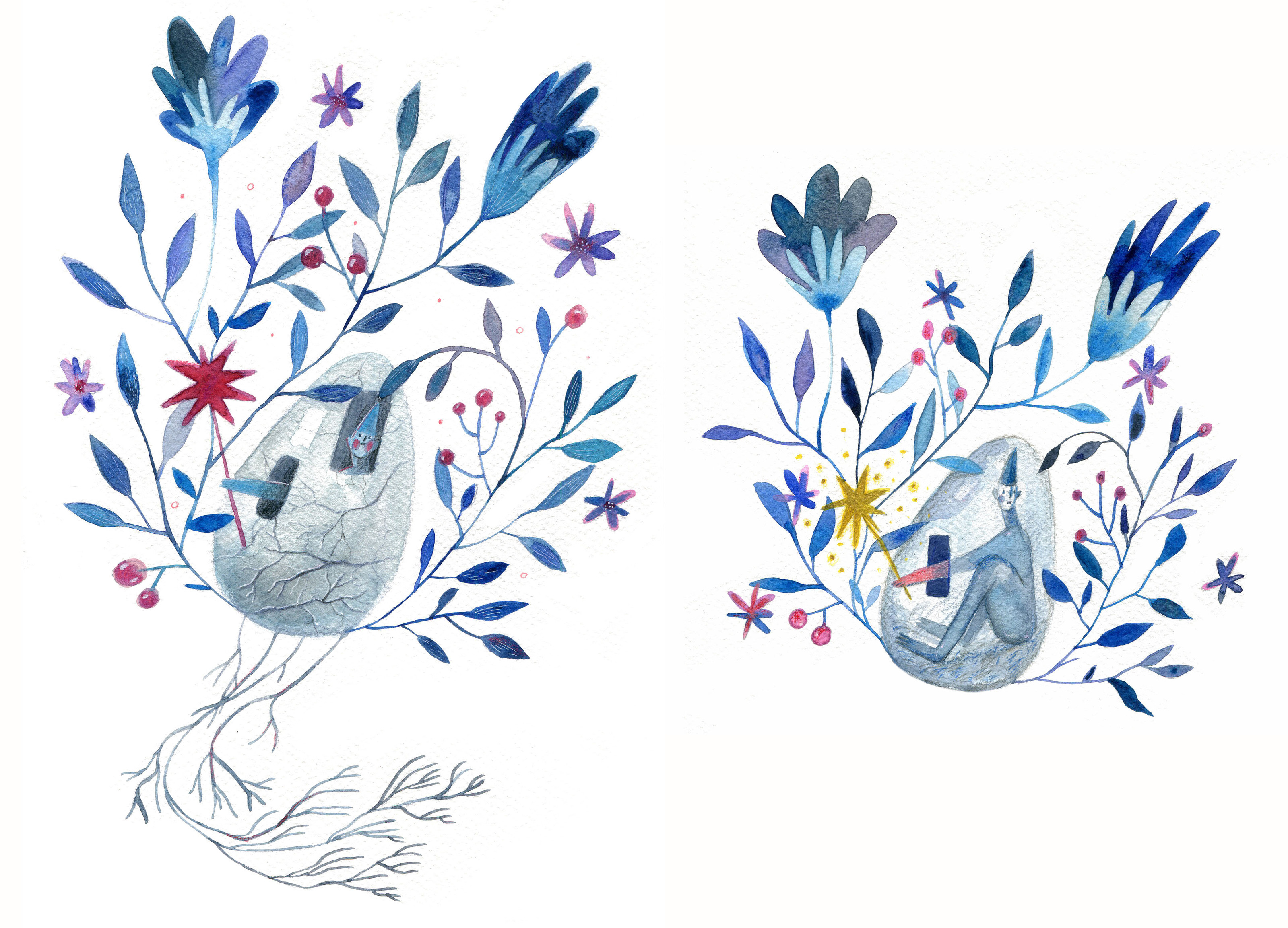 Summer watercolor — Изображение №22 — Иллюстрация на Dprofile