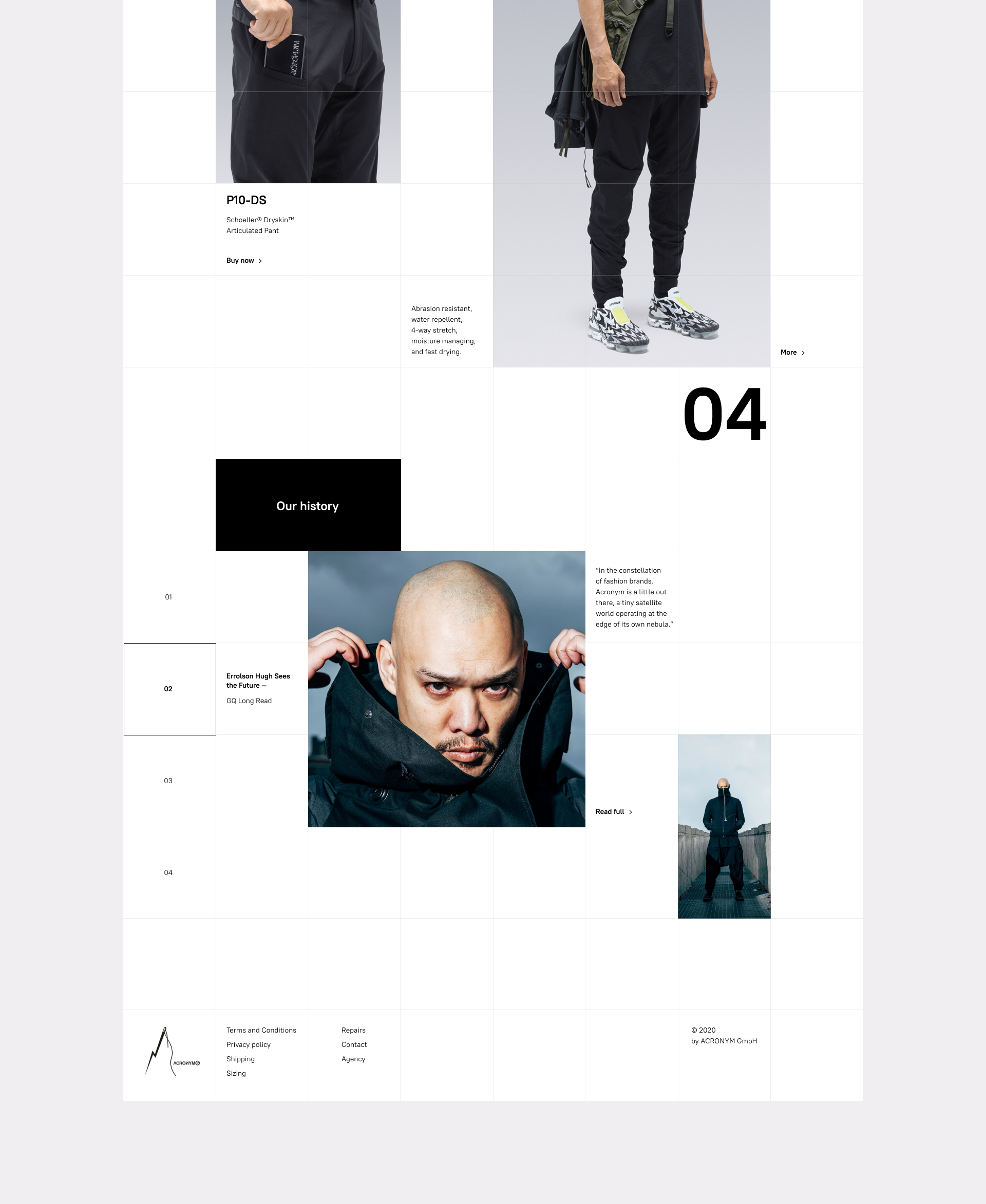 ACRONYM — Редизайн интернет магазина — Изображение №5 — Интерфейсы на Dprofile