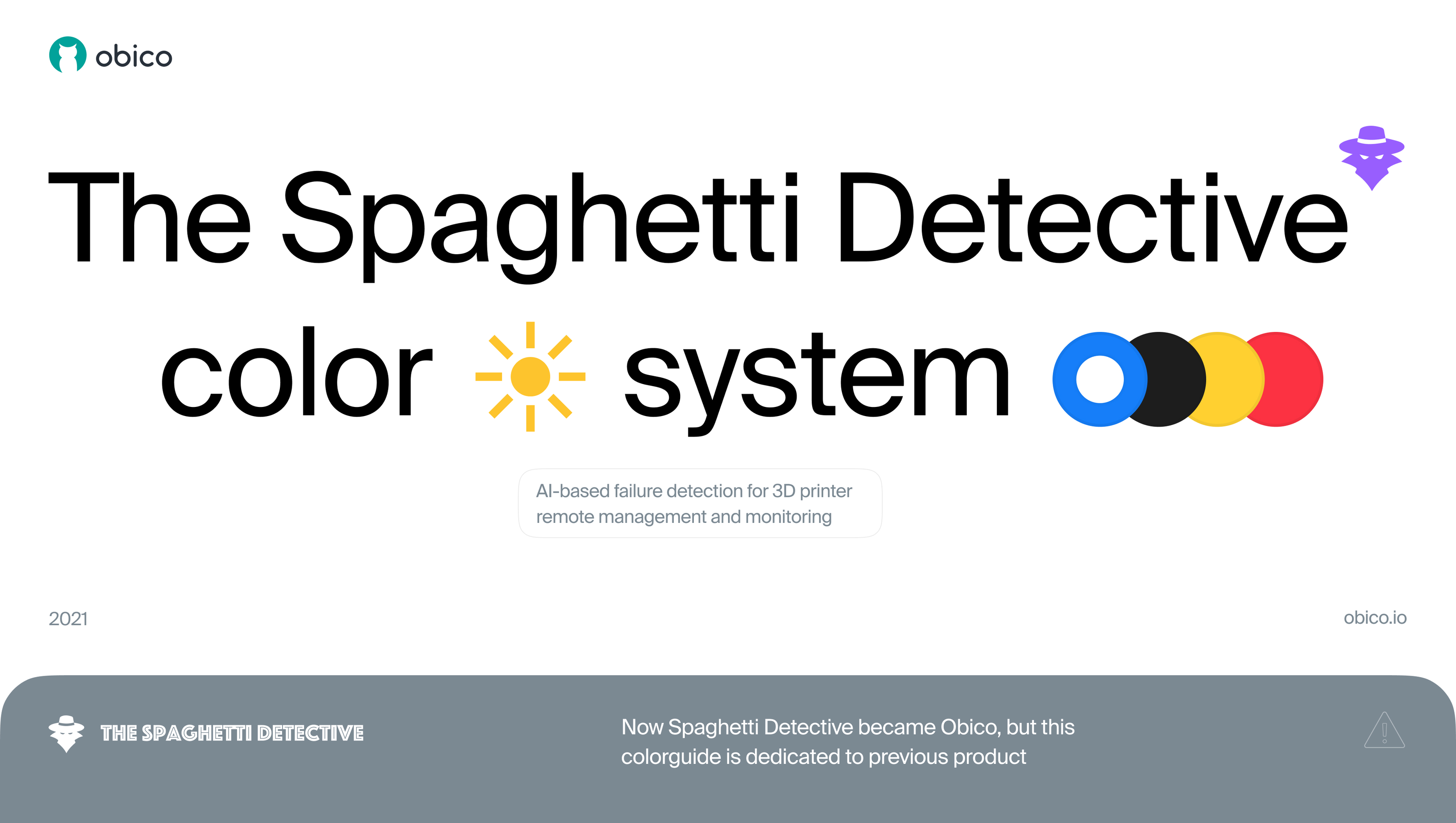 The Spaghetti Detective • Color System — Изображение №1 — Графика, Интерфейсы на Dprofile