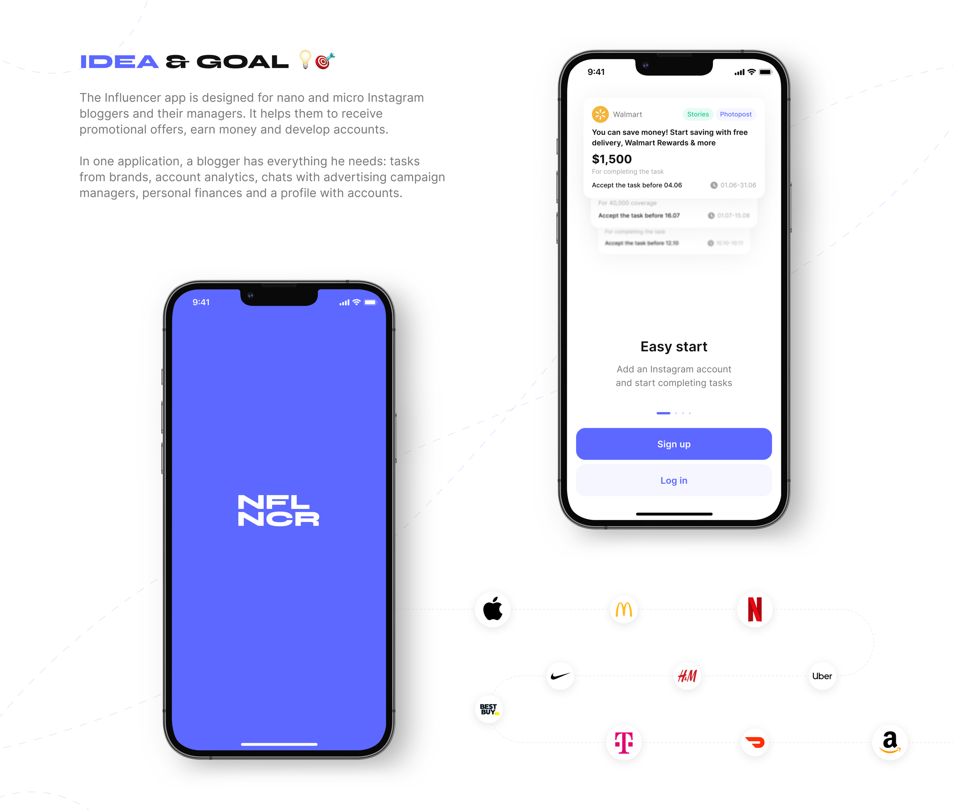 Influencer | Mobile App — Изображение №2 — Интерфейсы на Dprofile