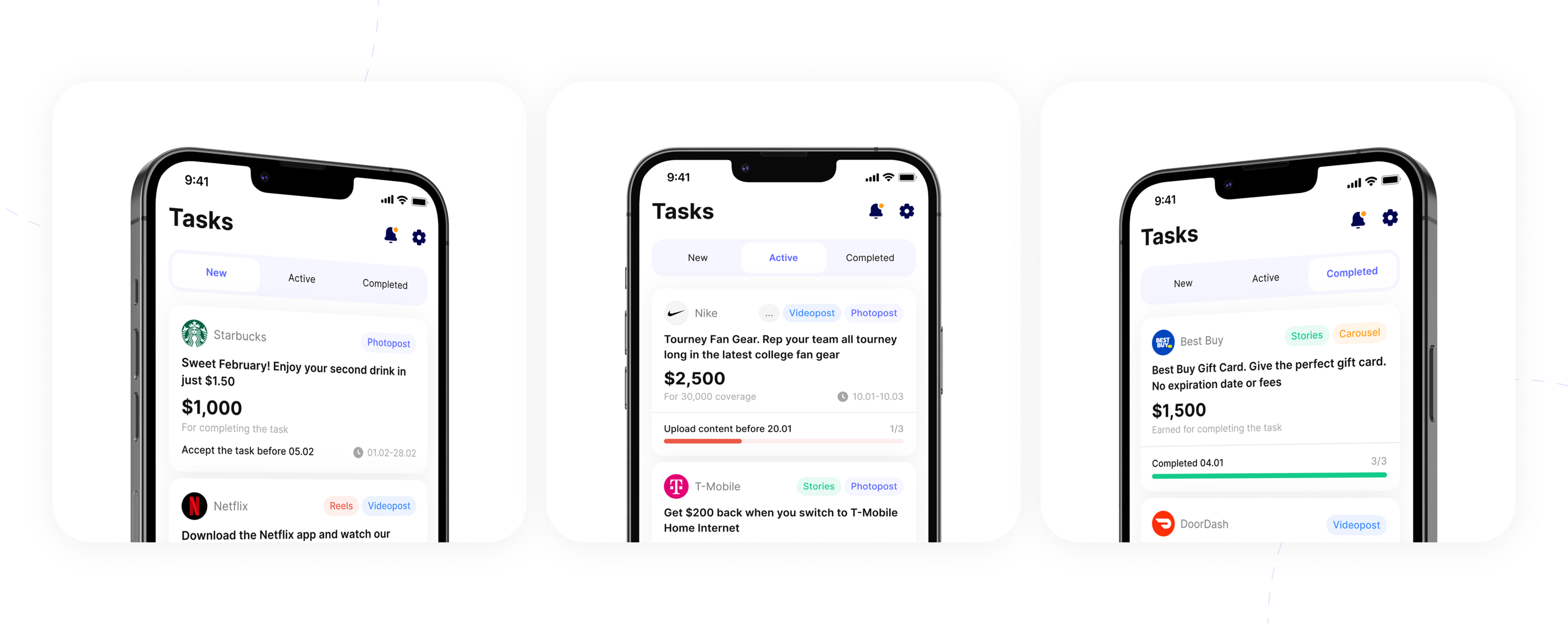 Influencer | Mobile App — Изображение №13 — Интерфейсы на Dprofile