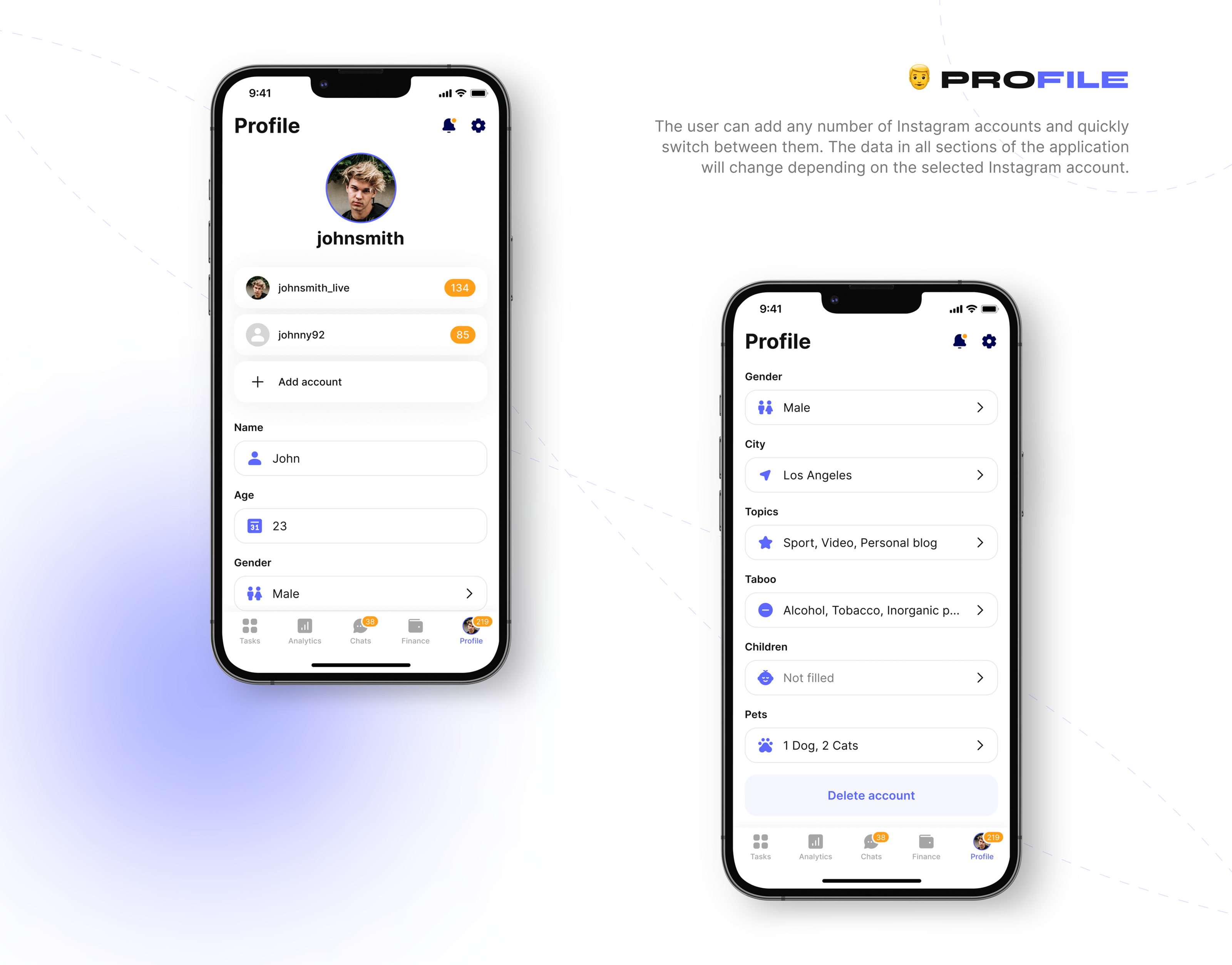 Influencer | Mobile App — Изображение №22 — Интерфейсы на Dprofile