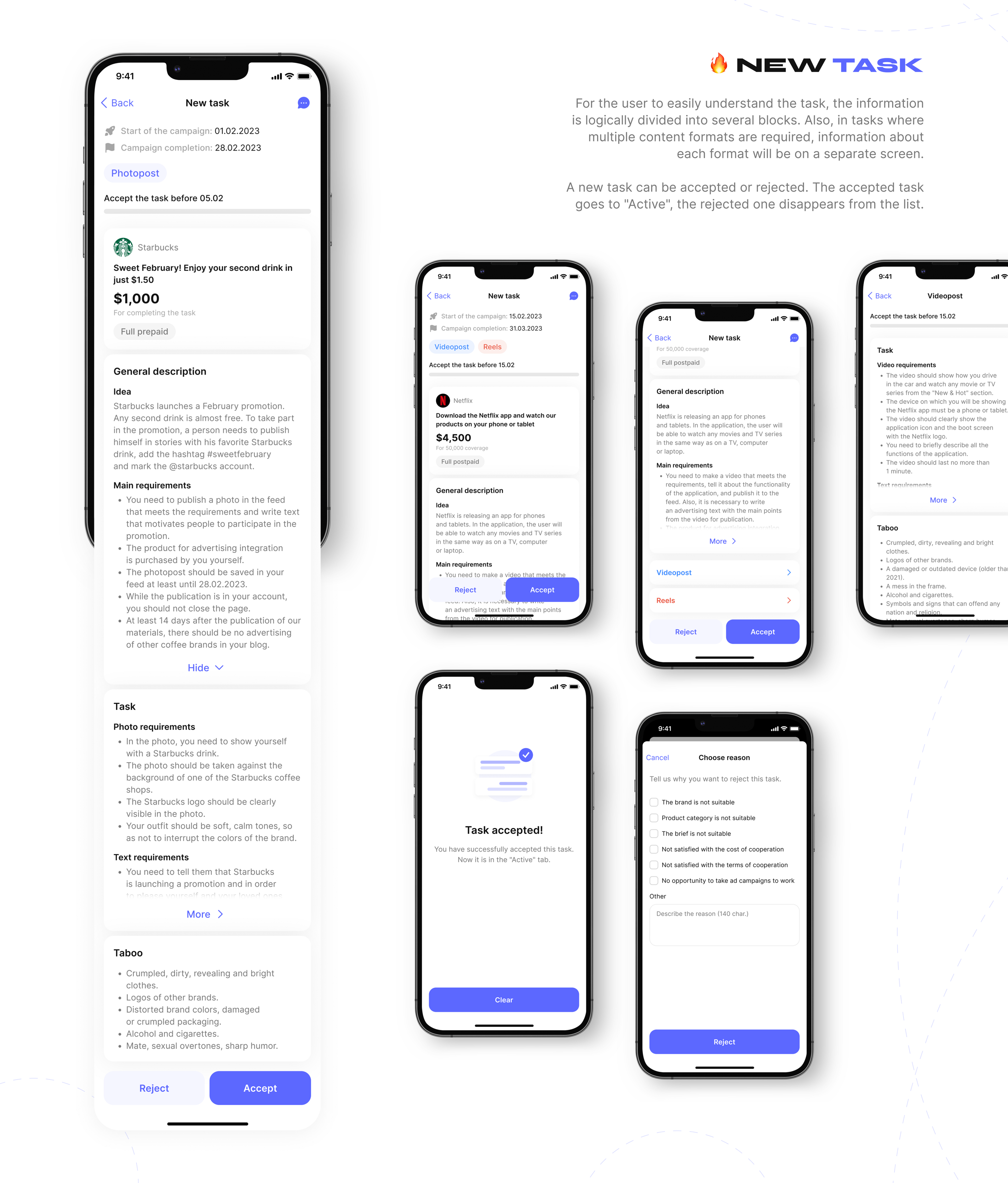 Influencer | Mobile App — Изображение №15 — Интерфейсы на Dprofile