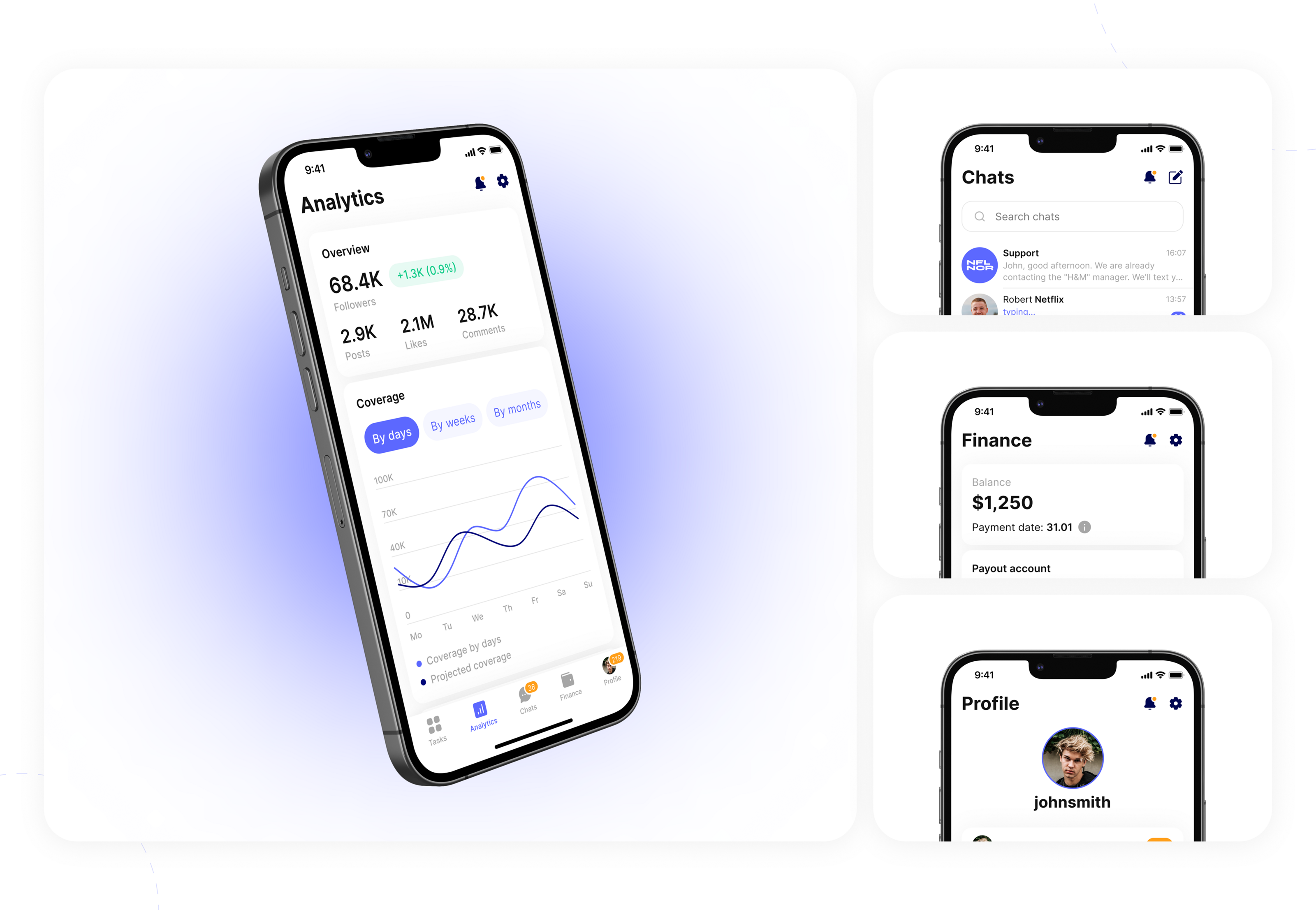 Influencer | Mobile App — Изображение №18 — Интерфейсы на Dprofile