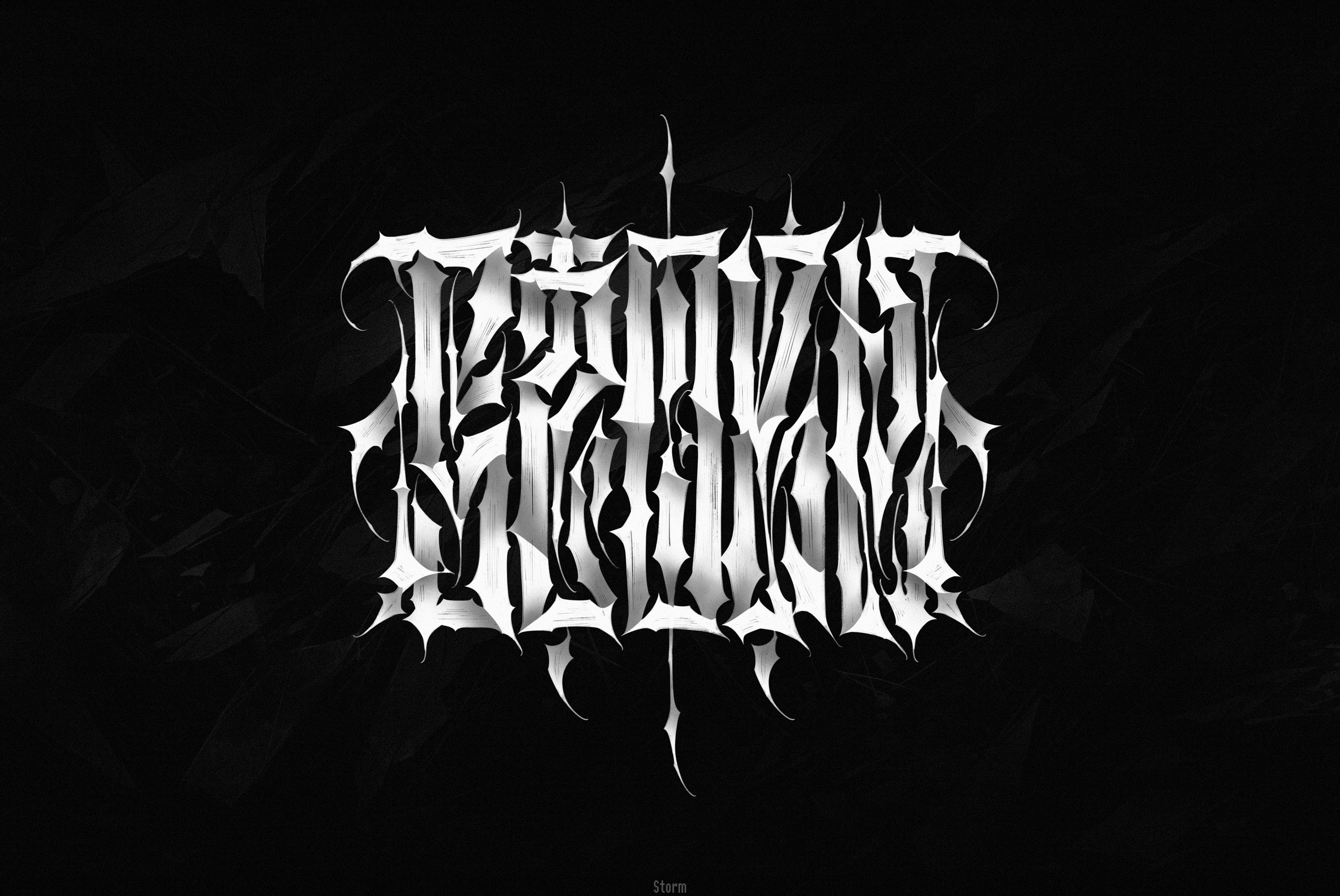 Dark Lettering & Calligraphy collection part 3 — Изображение №19 — Графика на Dprofile