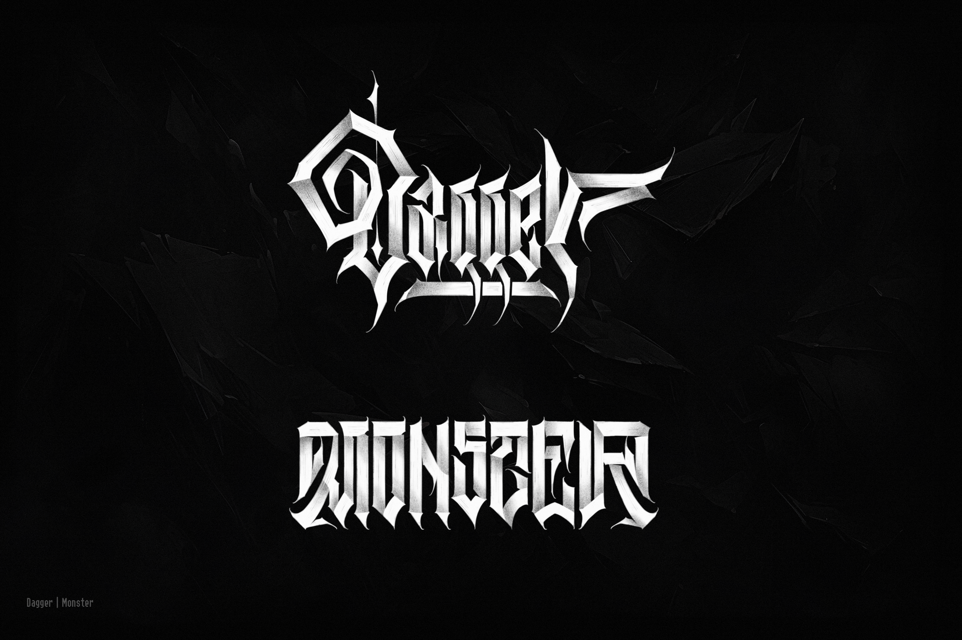 Dark Lettering & Calligraphy collection — Изображение №6 — Графика на Dprofile