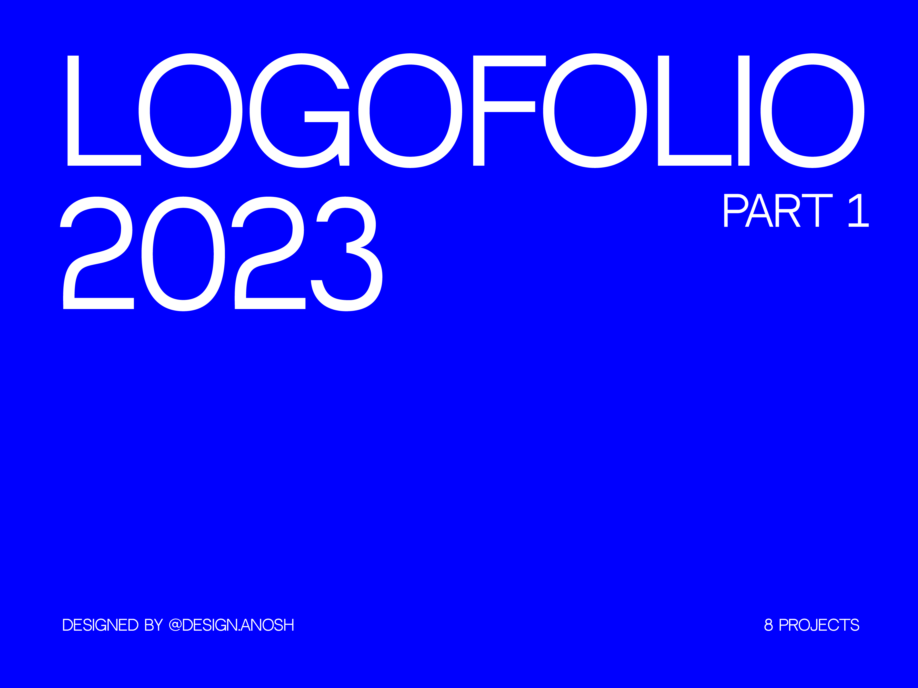 LOGOFOLIO 2023 | PART 1 — Изображение №1 — Брендинг, Графика на Dprofile