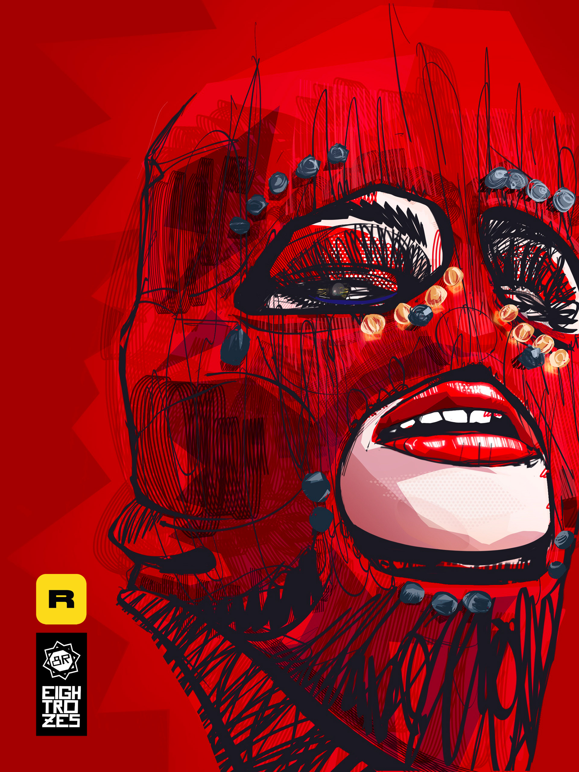 ЯED RIOT — Изображение №2 — Брендинг, Иллюстрация, Графика на Dprofile