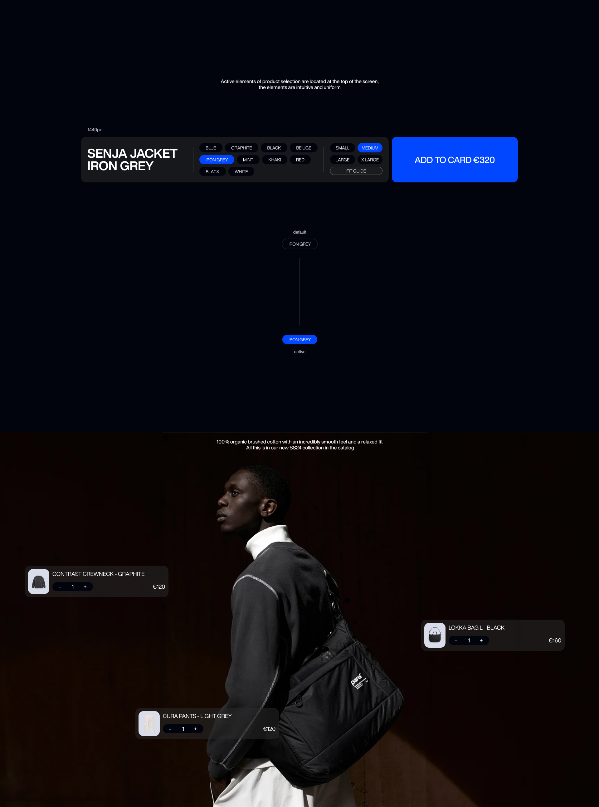 Parel. Интернет-магазин одежды — Изображение №9 — Интерфейсы на Dprofile