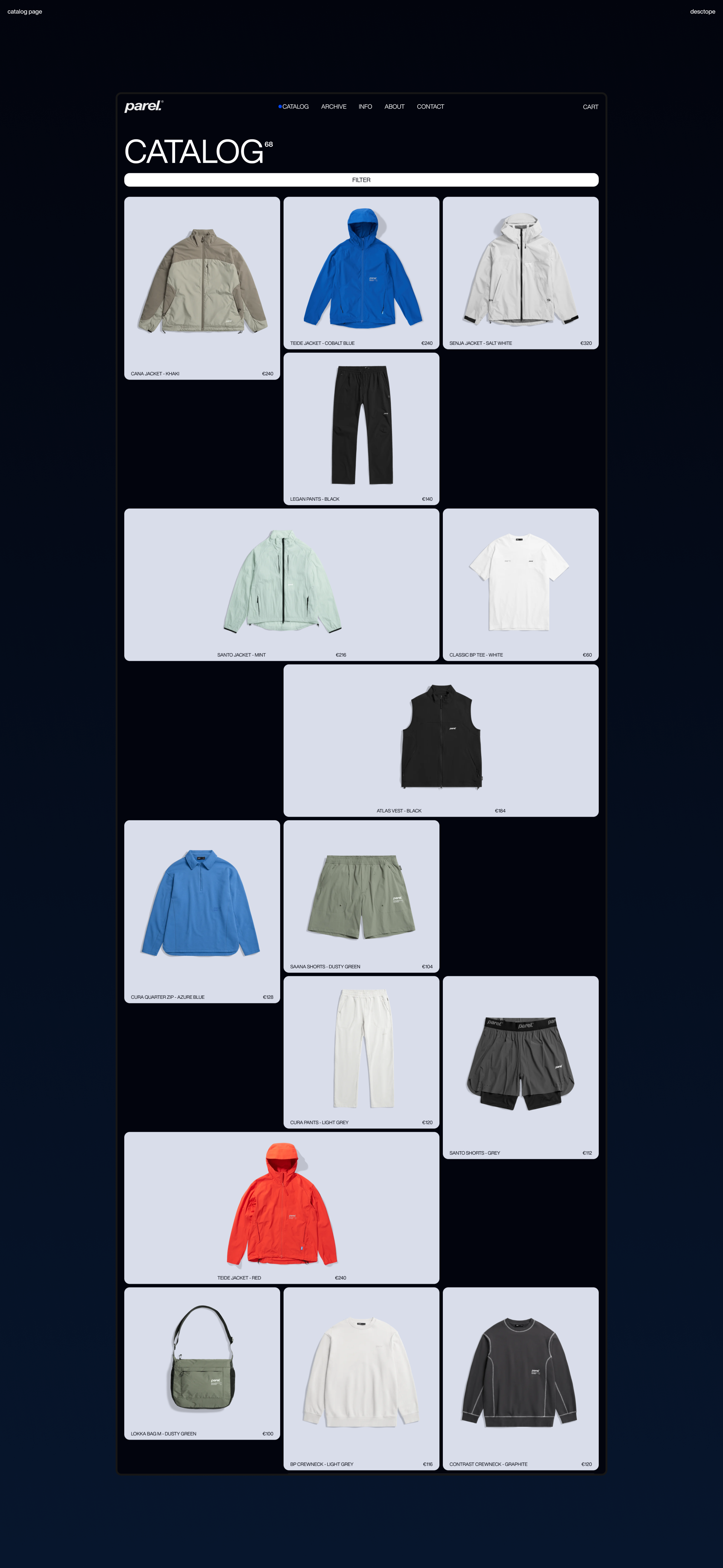 Parel. Интернет-магазин одежды — Изображение №10 — Интерфейсы на Dprofile