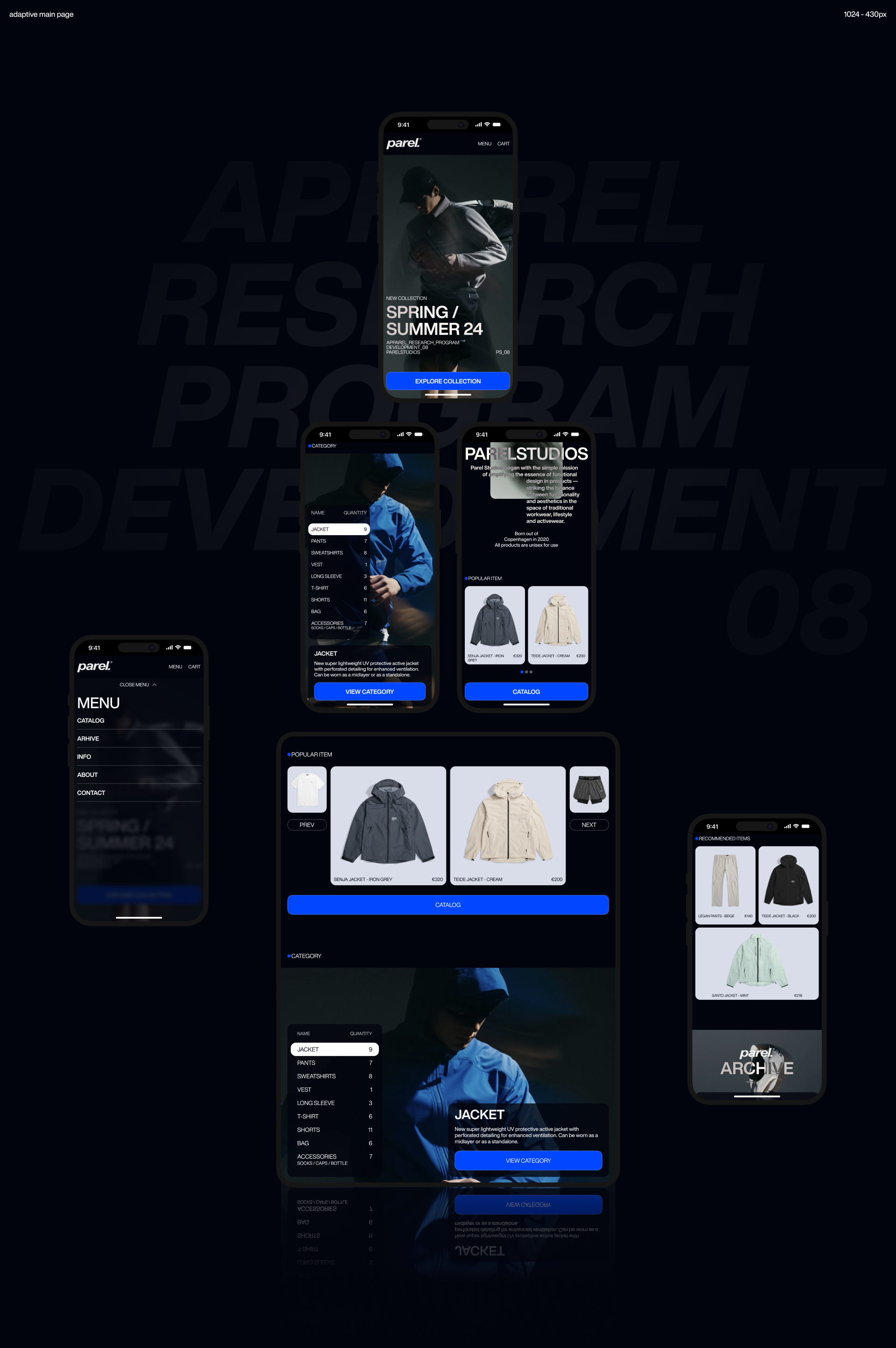 Parel. Интернет-магазин одежды — Изображение №6 — Интерфейсы на Dprofile