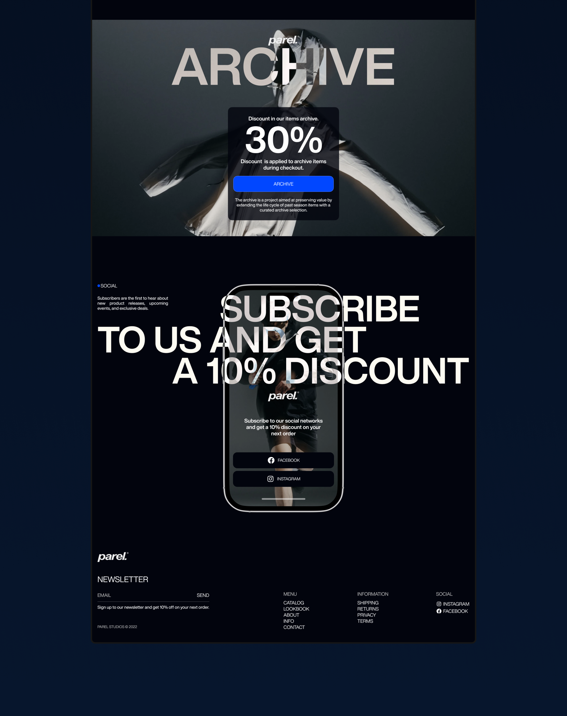 Parel. Интернет-магазин одежды — Изображение №5 — Интерфейсы на Dprofile