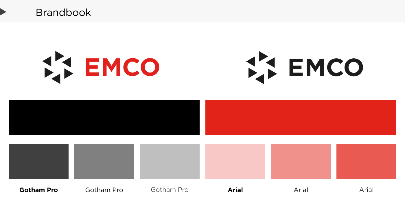 Logo for the EMCO company project — Изображение №2 — Брендинг на Dprofile