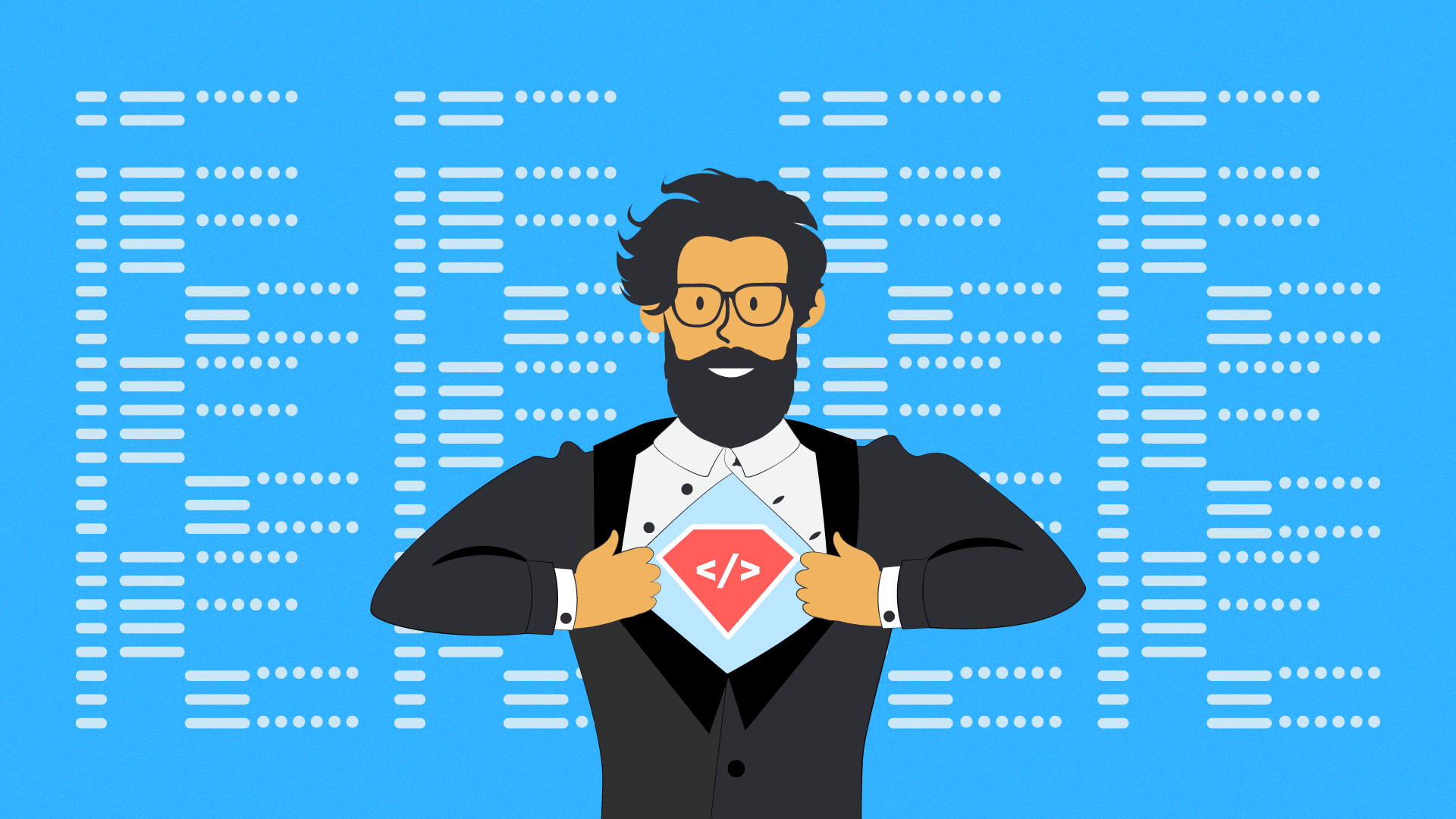 Дизайн персонажа. Иллюстрации для статей по программированию — Изображение №11 — Иллюстрация, Маркетинг на Dprofile