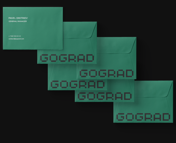 GOGRAD | City smart systems — Брендинг, Графика на Dprofile