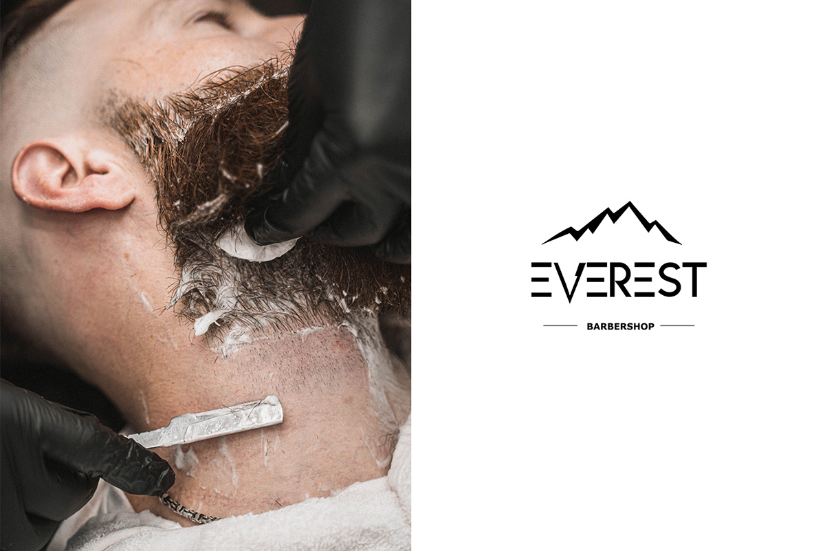 Фирменный стиль для барбершопа EVEREST — Изображение №6 — Брендинг, Графика на Dprofile