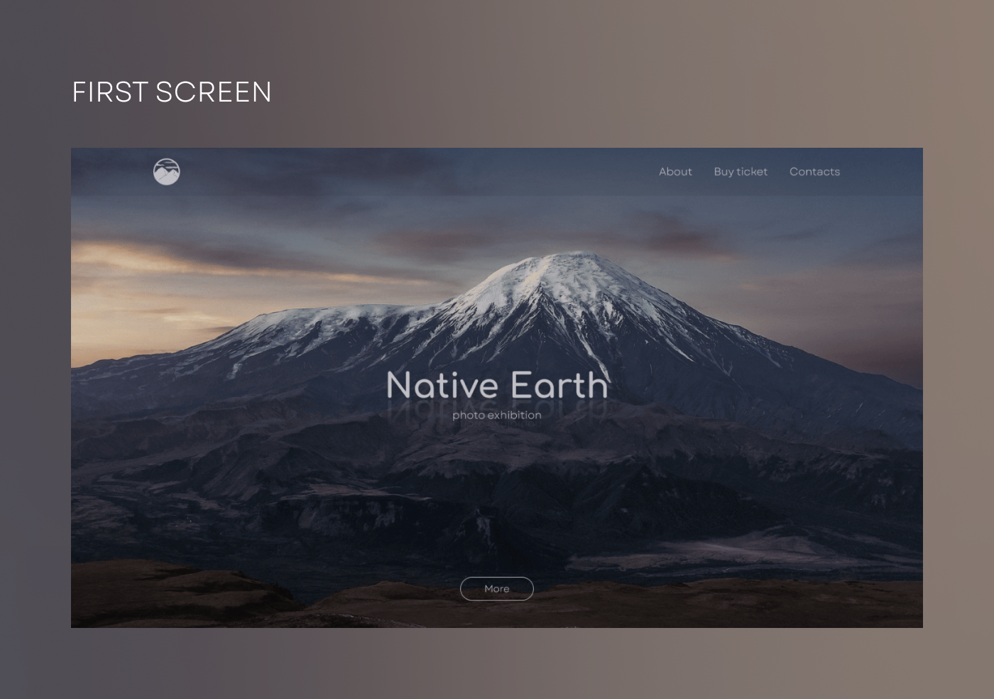 Landing page for Photo Exhibition — Изображение №4 — Интерфейсы на Dprofile