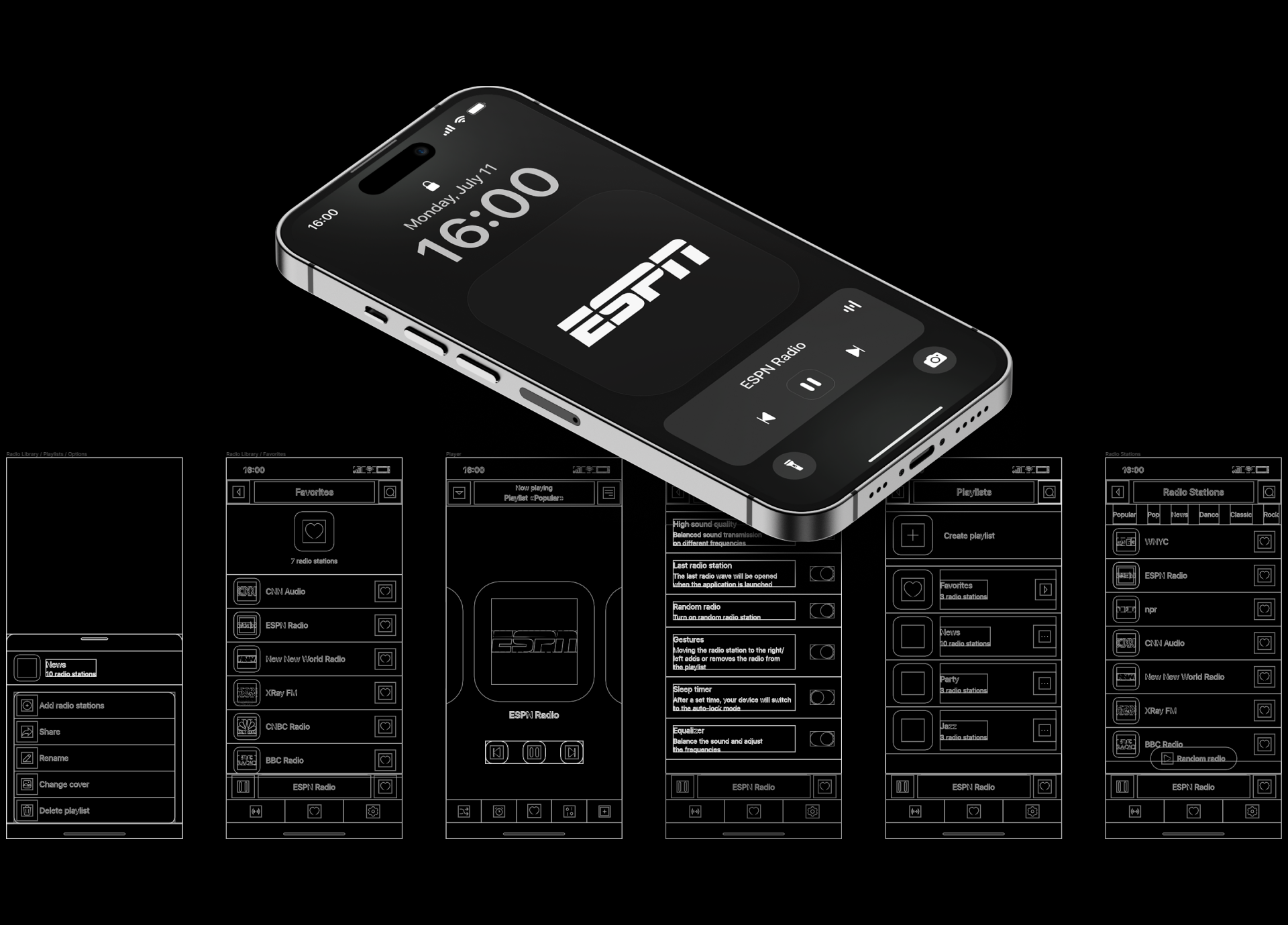 Radio Station — Изображение №14 — Интерфейсы на Dprofile