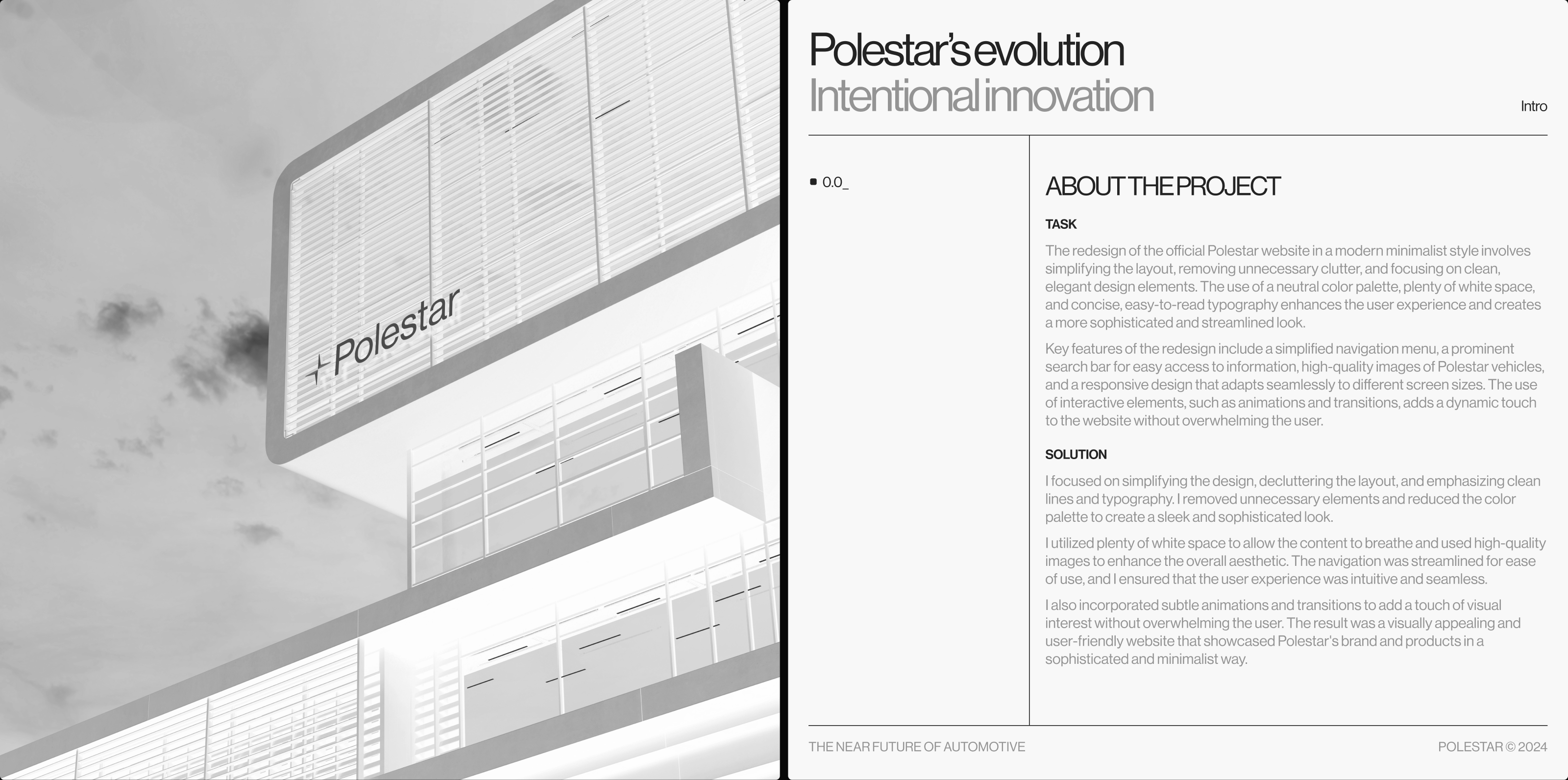 Polestar | Corporate — Изображение №2 — Интерфейсы, Анимация на Dprofile