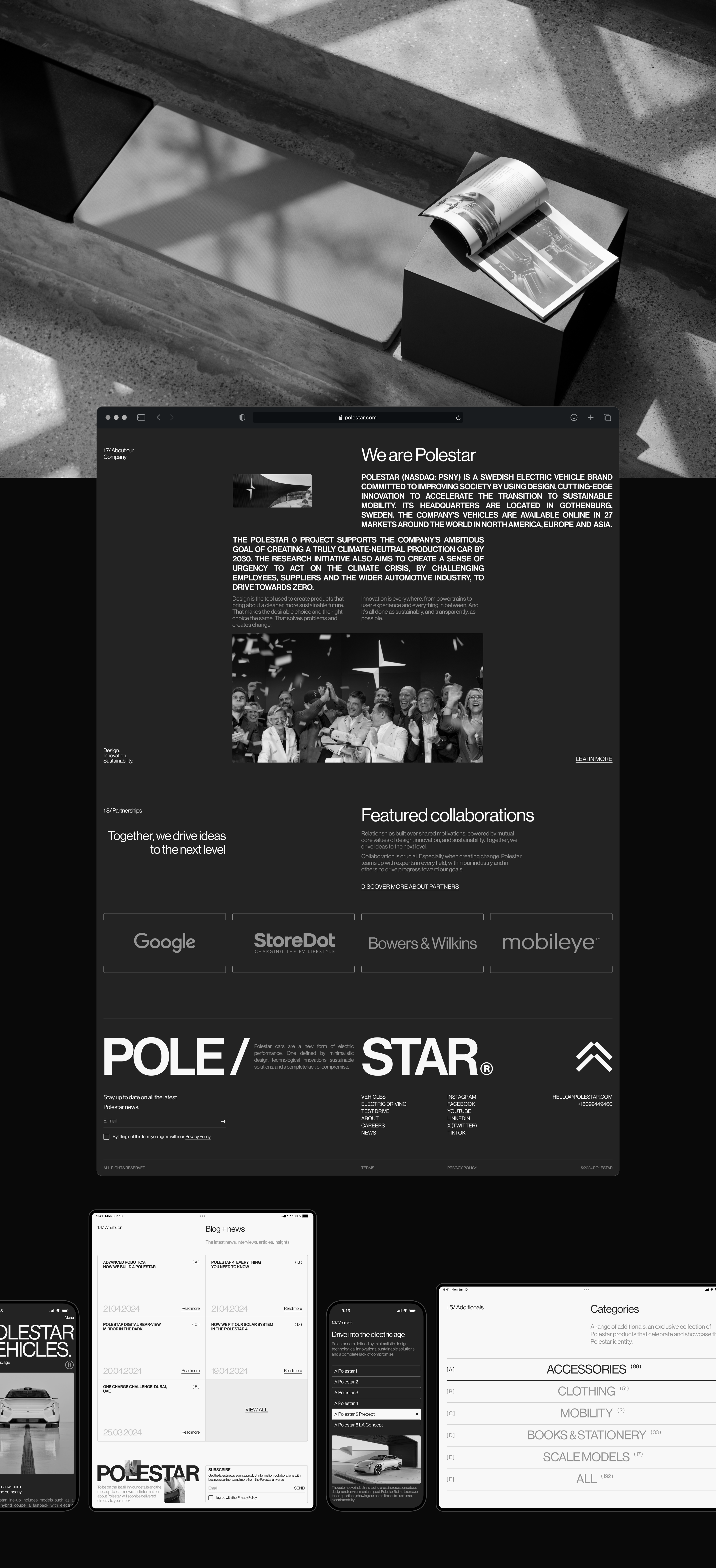 Polestar | Corporate — Изображение №4 — Интерфейсы, Анимация на Dprofile