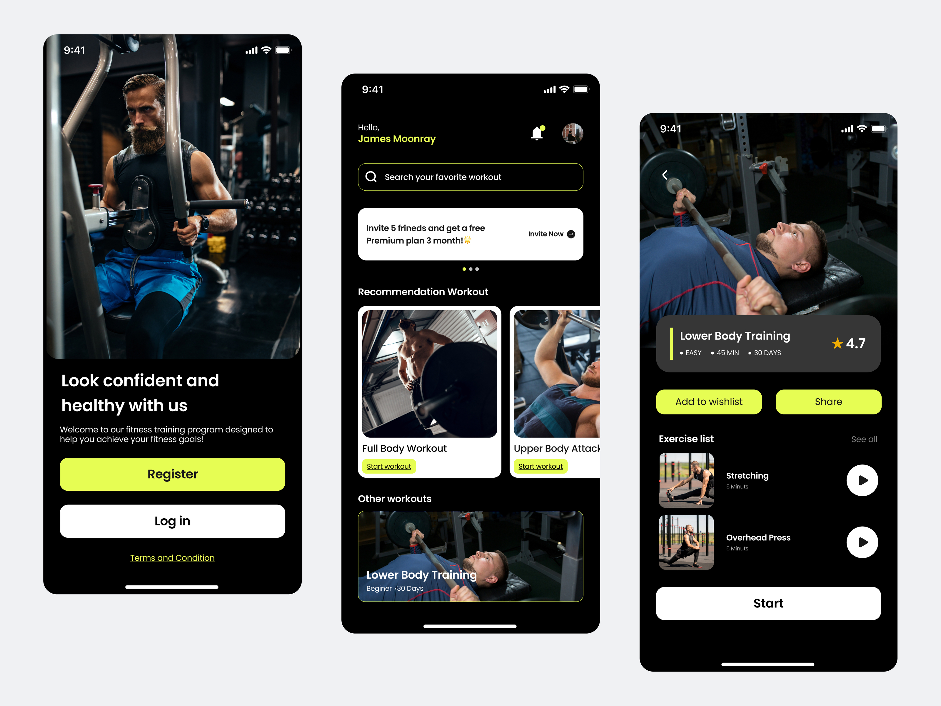 Workout Mobile App — Изображение №1 — Интерфейсы на Dprofile