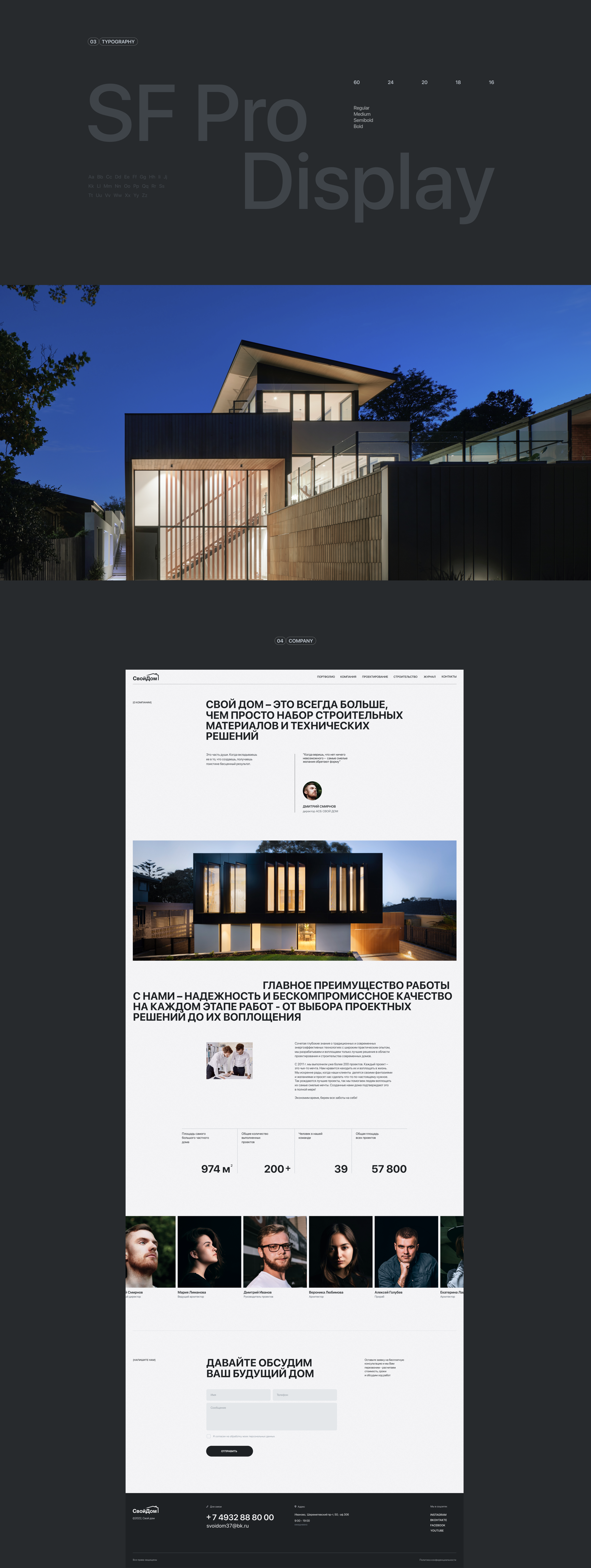 SVOYDOM Website | redesign — Изображение №3 — Интерфейсы, Анимация на Dprofile