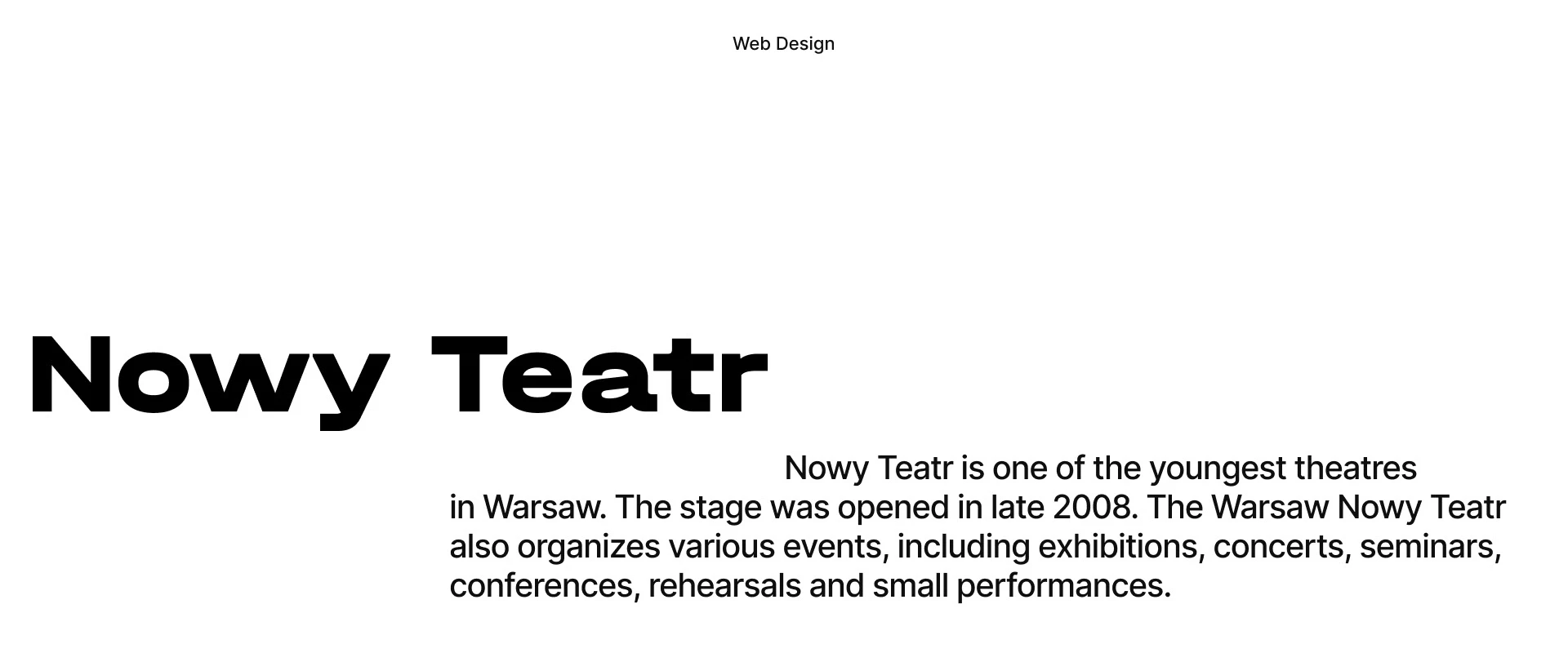 Nowy Teatr website — Изображение №1 — Интерфейсы на Dprofile