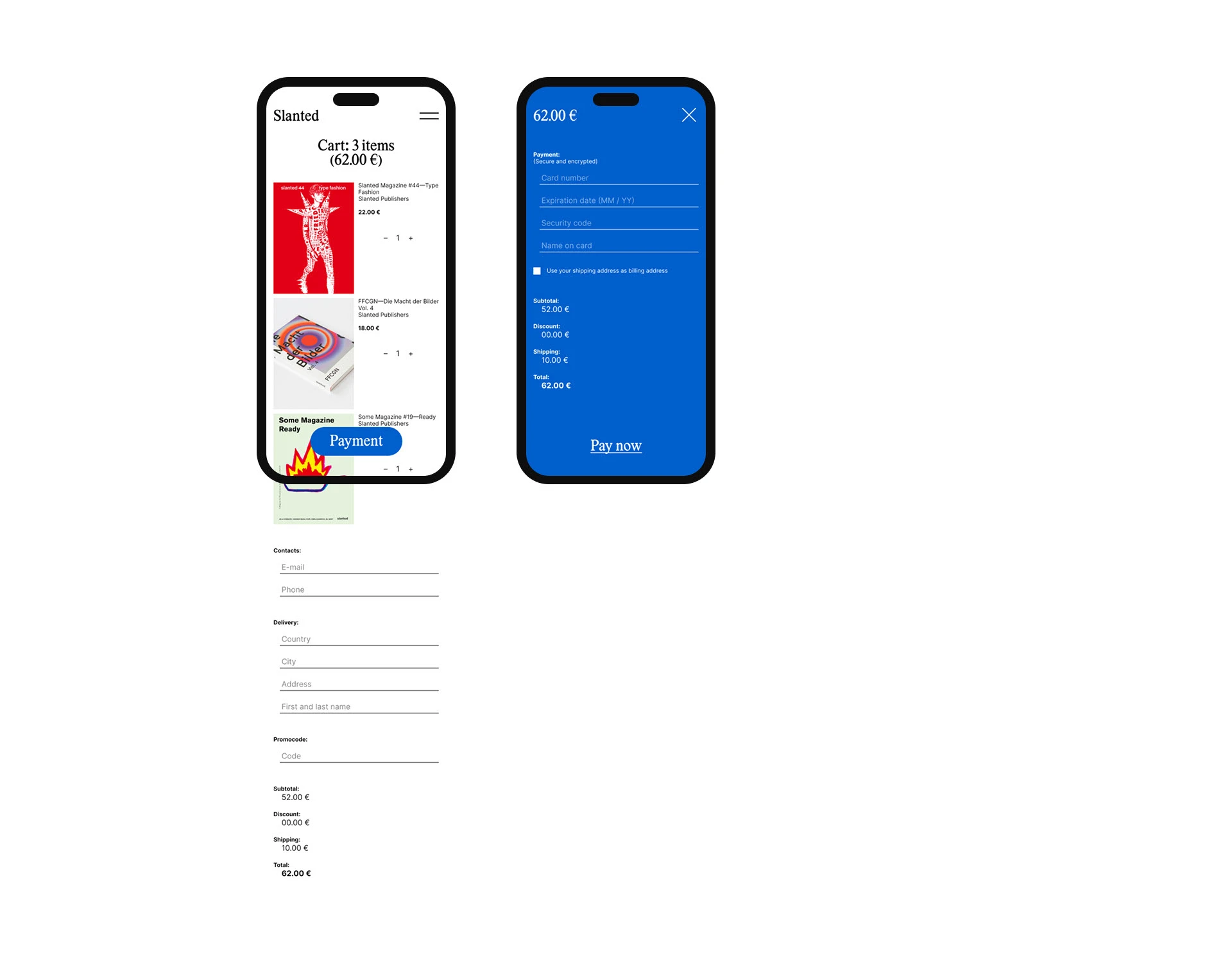 Slanted e-commerce website — Изображение №9 — Интерфейсы на Dprofile