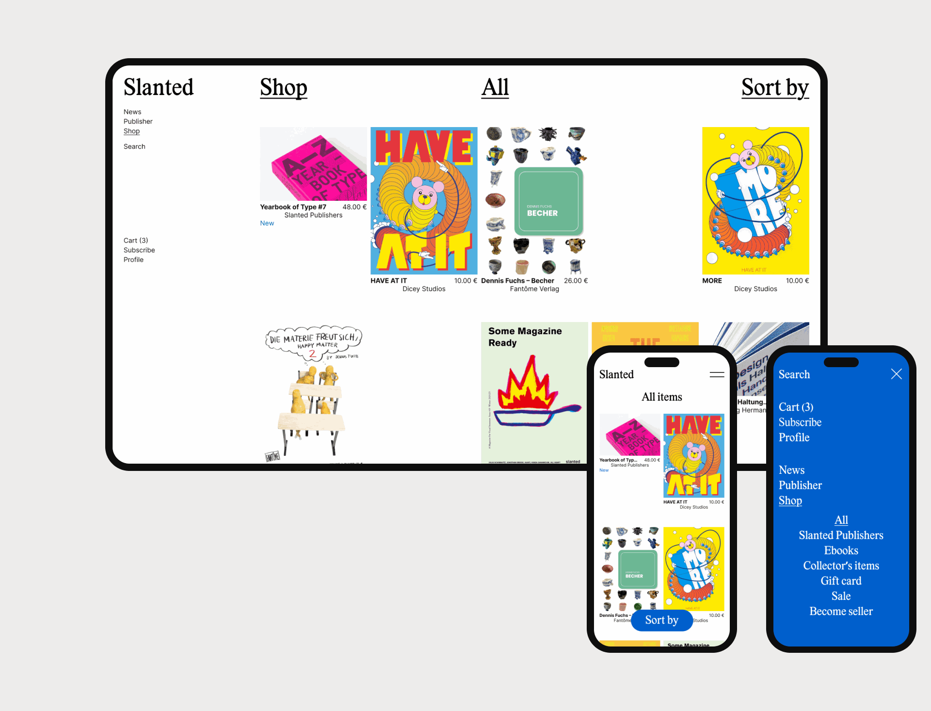 Slanted e-commerce website — Изображение №4 — Интерфейсы на Dprofile