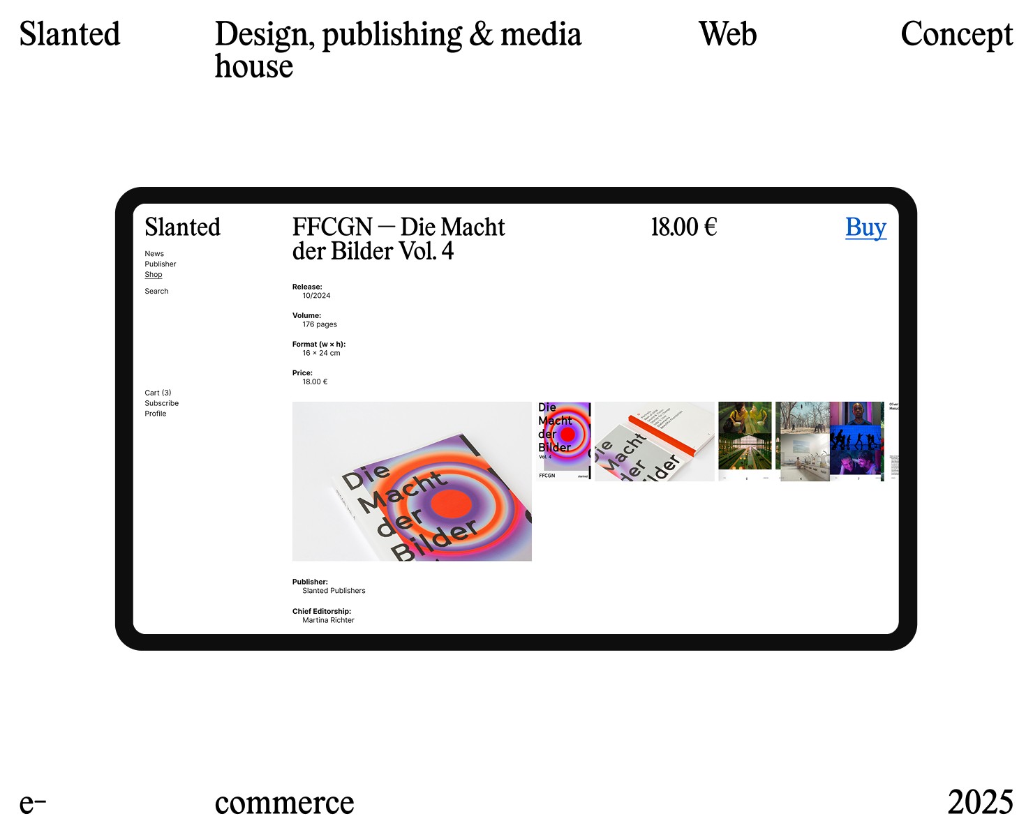 Slanted e-commerce website на Dprofile