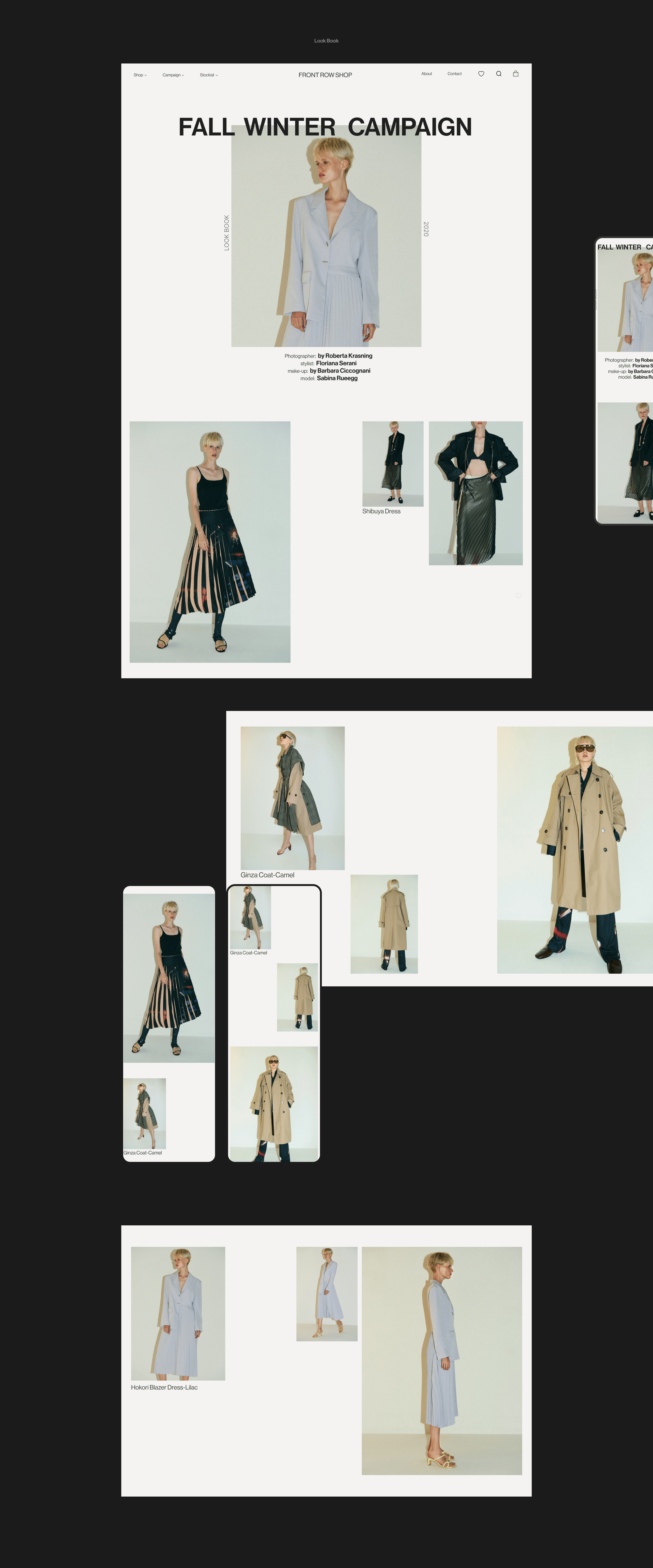 Front row shop | Re-Designe — Изображение №8 — Интерфейсы на Dprofile