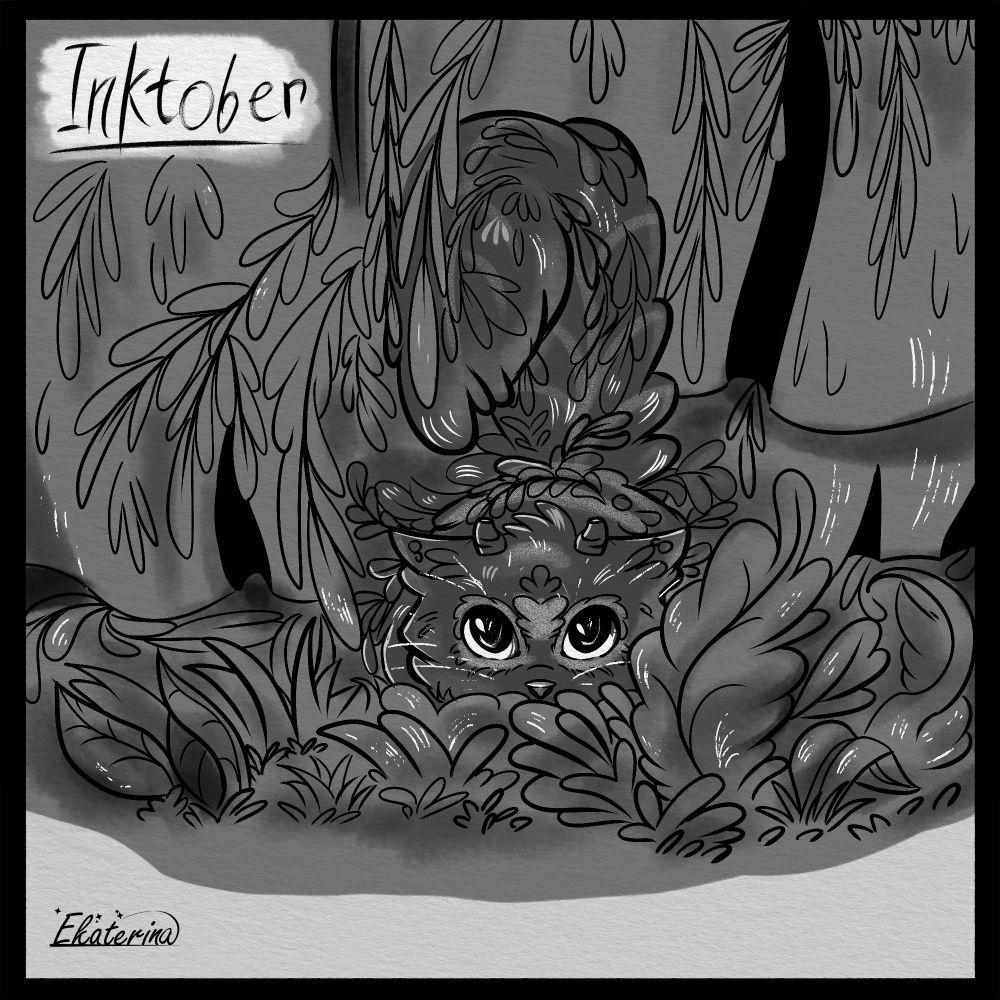 Through The Forest|Inktober 2022 — Изображение №16 — Иллюстрация, Графика на Dprofile