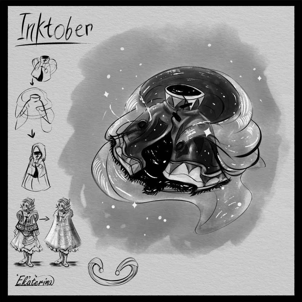 Through The Forest|Inktober 2022 — Изображение №11 — Иллюстрация, Графика на Dprofile