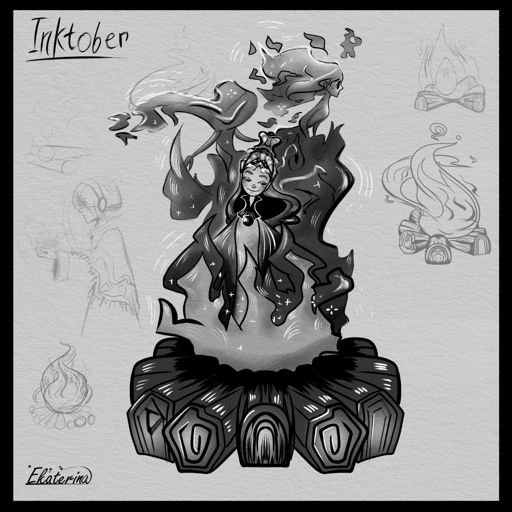 Through The Forest|Inktober 2022 — Изображение №21 — Иллюстрация, Графика на Dprofile